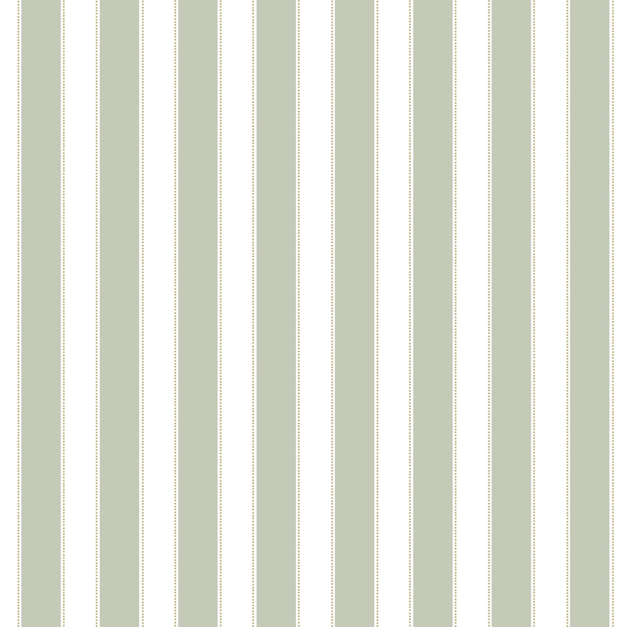 Gottfrid Grön tapet med randigt mönster i grön. Från kollektionen Gammalsvenska klassiker 1850–1950. Nonwoven-material med rak passning.