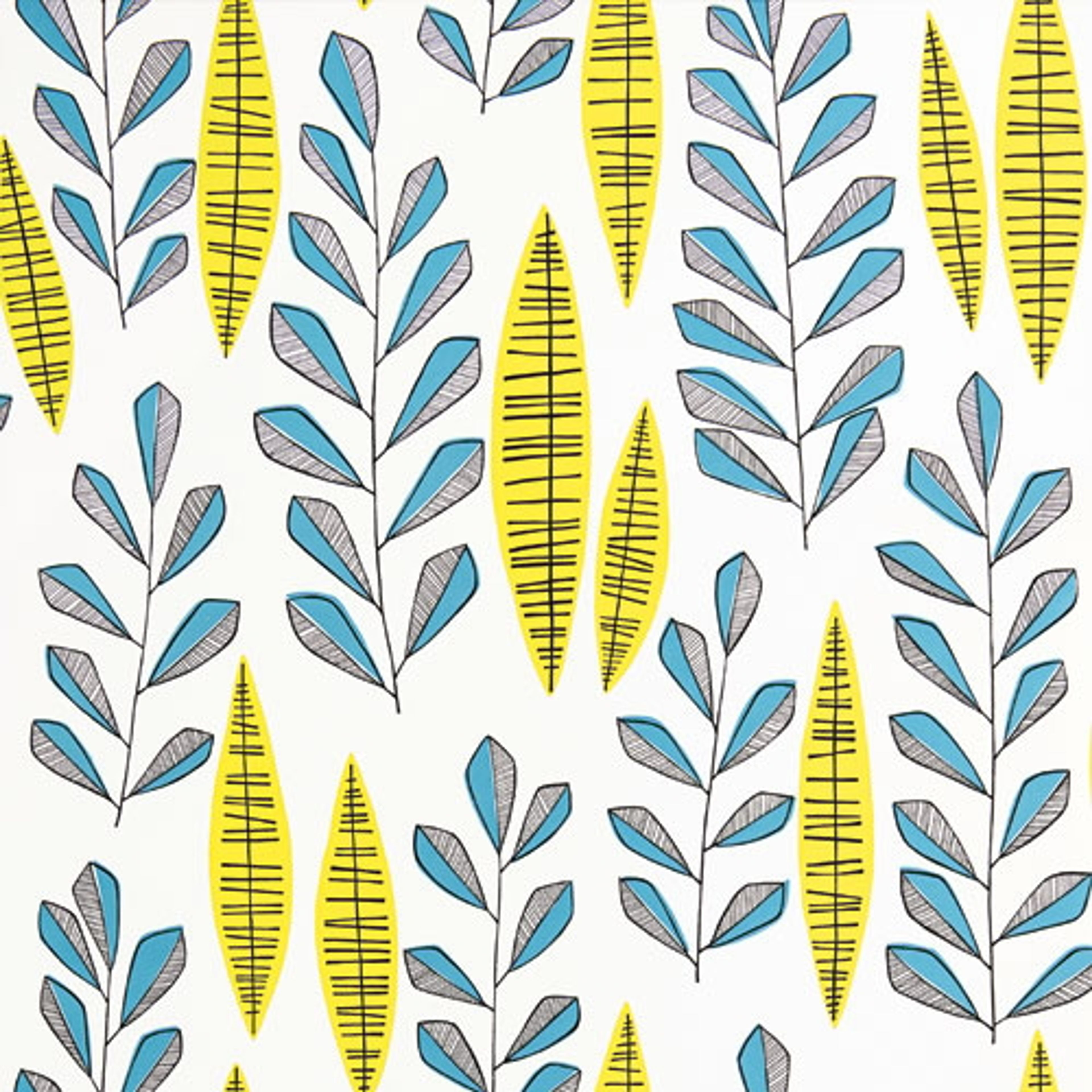 Garden City tapet med botaniskt mönster i vit. Från kollektionen signature. Nonwoven-material med rak passning.