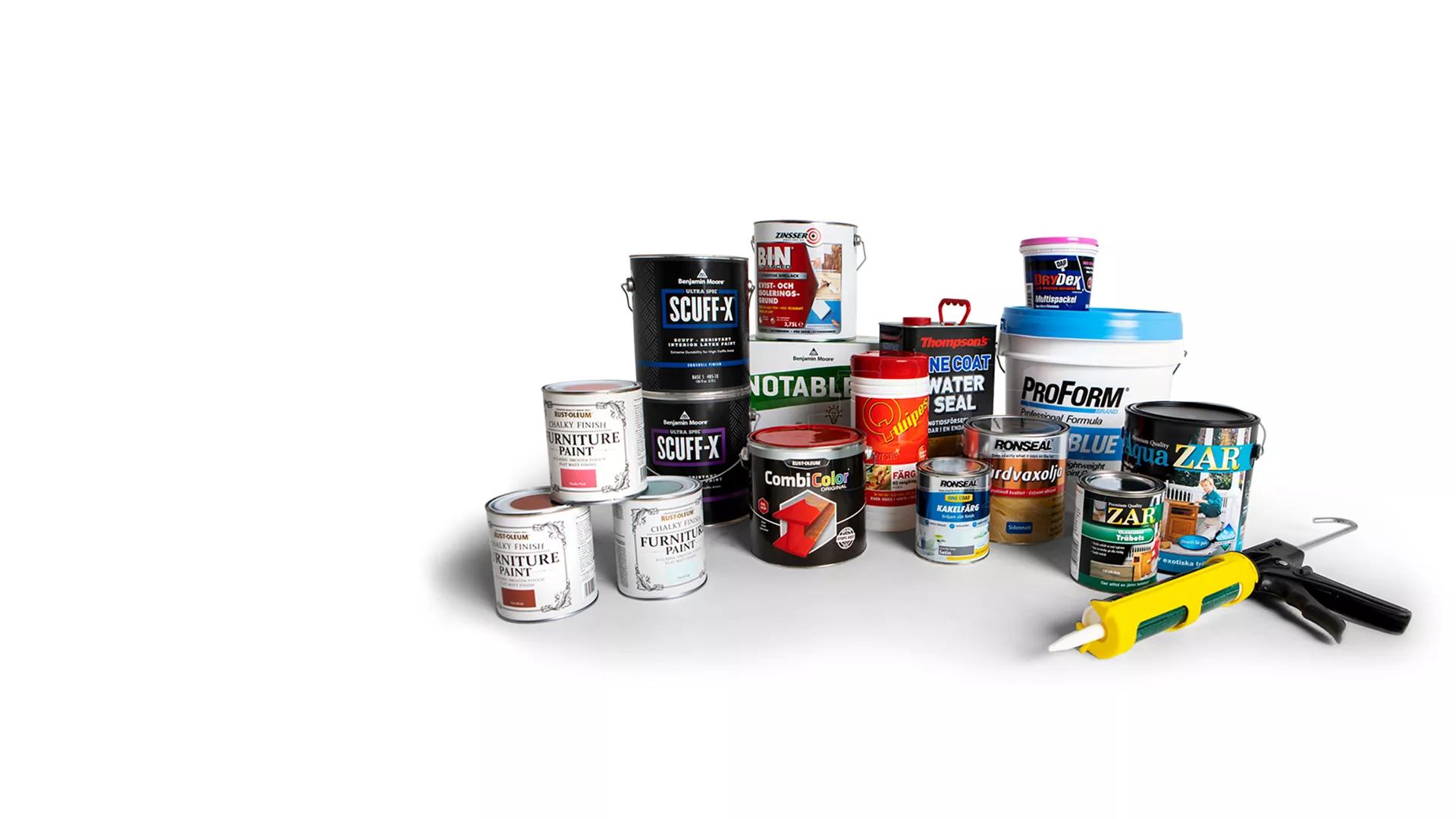 M&P Coatings paint banner colorama