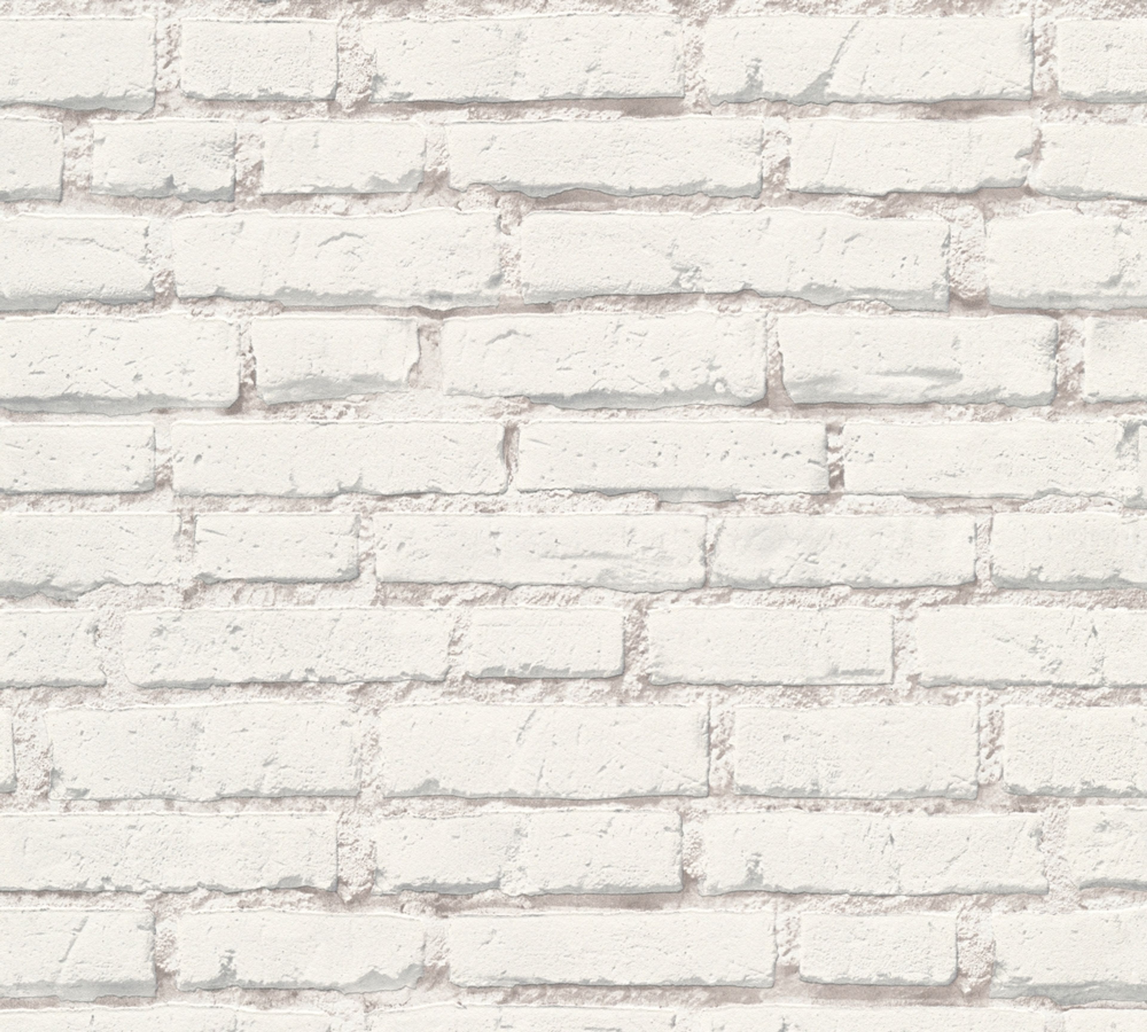 White Painted bricks, strukturtapet i vit tapet med tegelsten mönster i vit. Från kollektionen best of wood n stone 2. Nonwoven-material med förskjuten passning. Passar i vardagsrum och matsal.