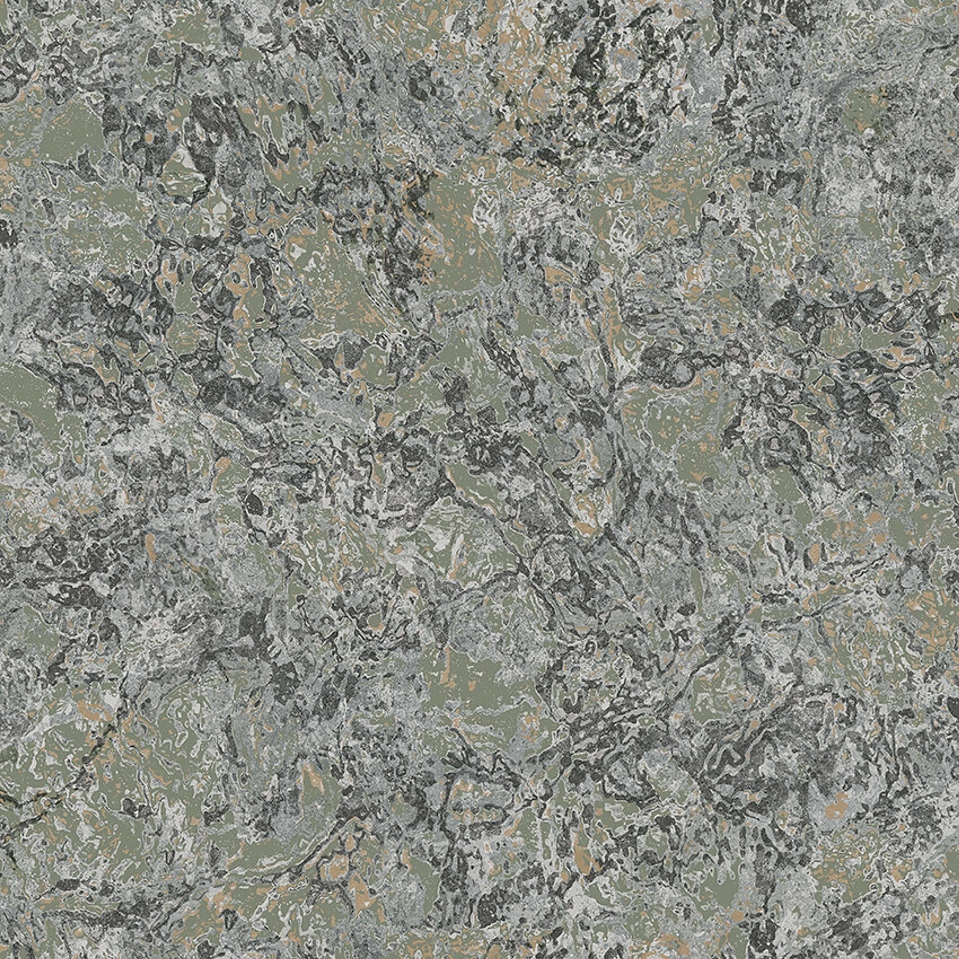 Travertine tapet med geometriskt mönster i beige. Från kollektionen Treasured. Nonwoven-material med förskjuten passning. Passar i kök, hall och arbetsrum.