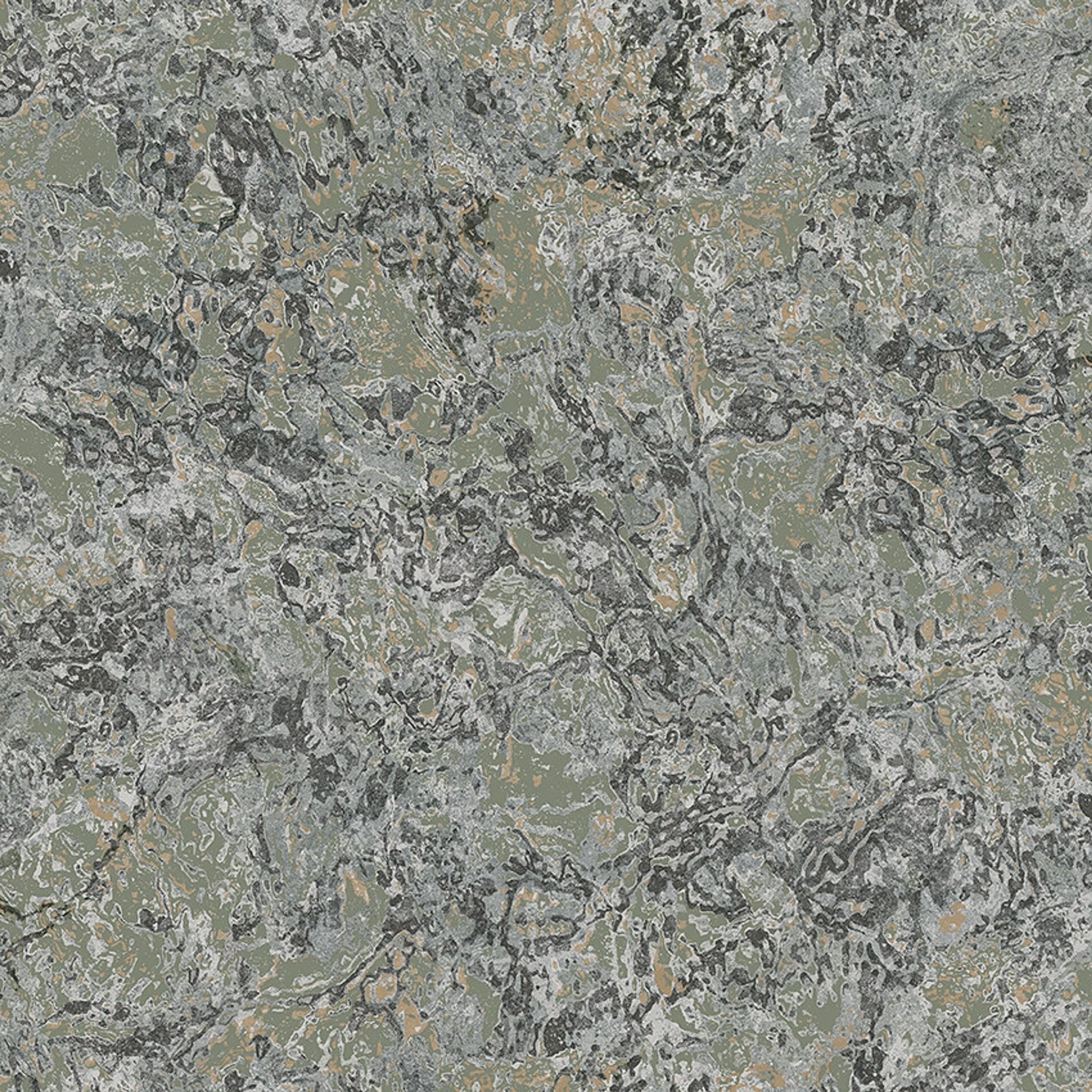 Travertine tapet med geometriskt mönster i beige. Från kollektionen Treasured. Nonwoven-material med förskjuten passning. Passar i kök, hall och arbetsrum.
