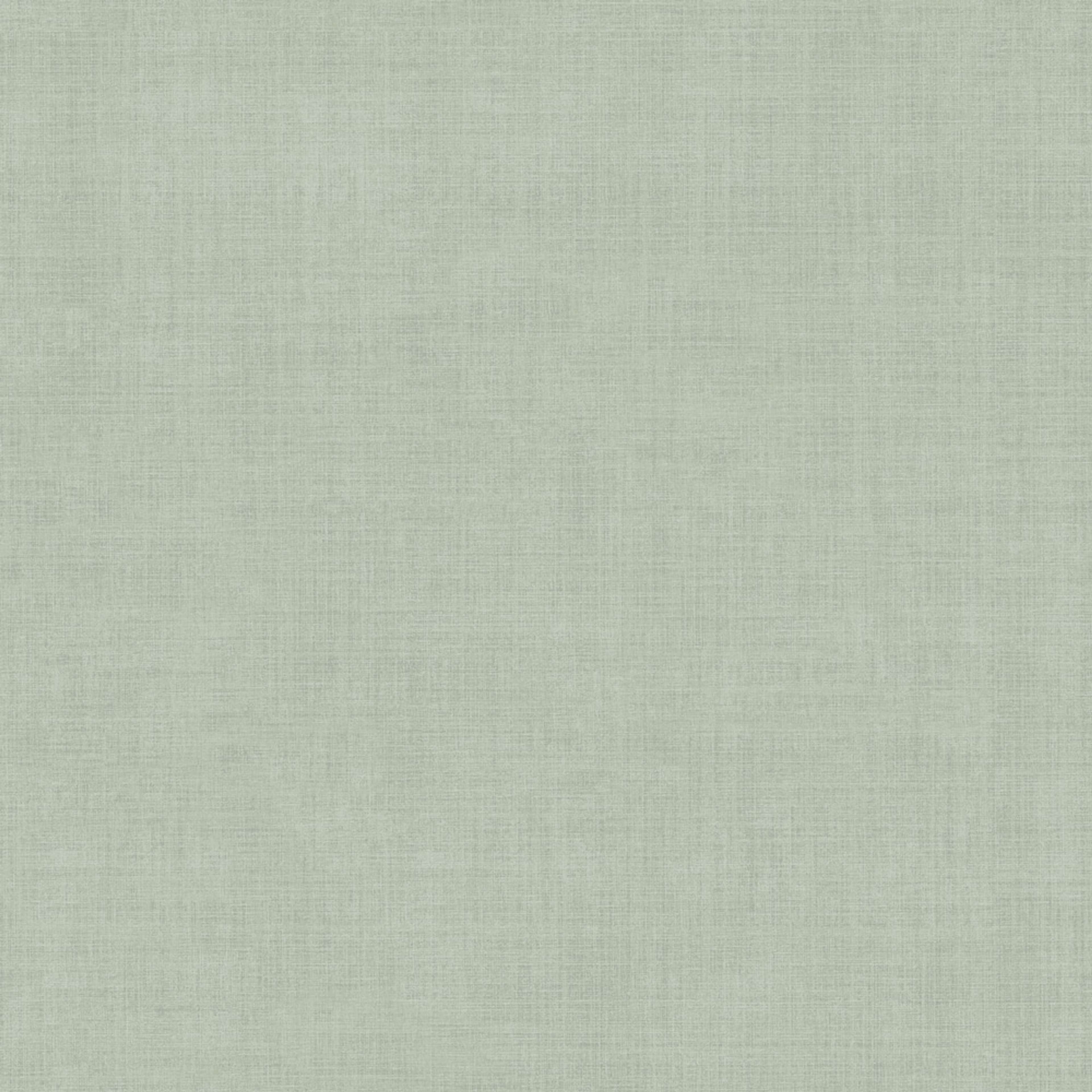 Jute grön, tapet tapet enfärgad i grön. Från kollektionen Sommaräng. Nonwoven-material.