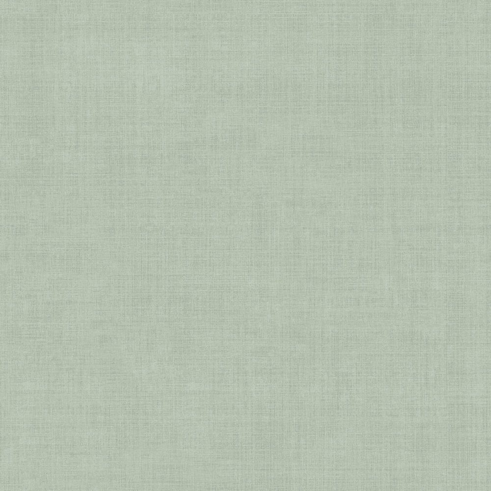 Jute grön, tapet tapet enfärgad i grön. Från kollektionen Sommaräng. Nonwoven-material.
