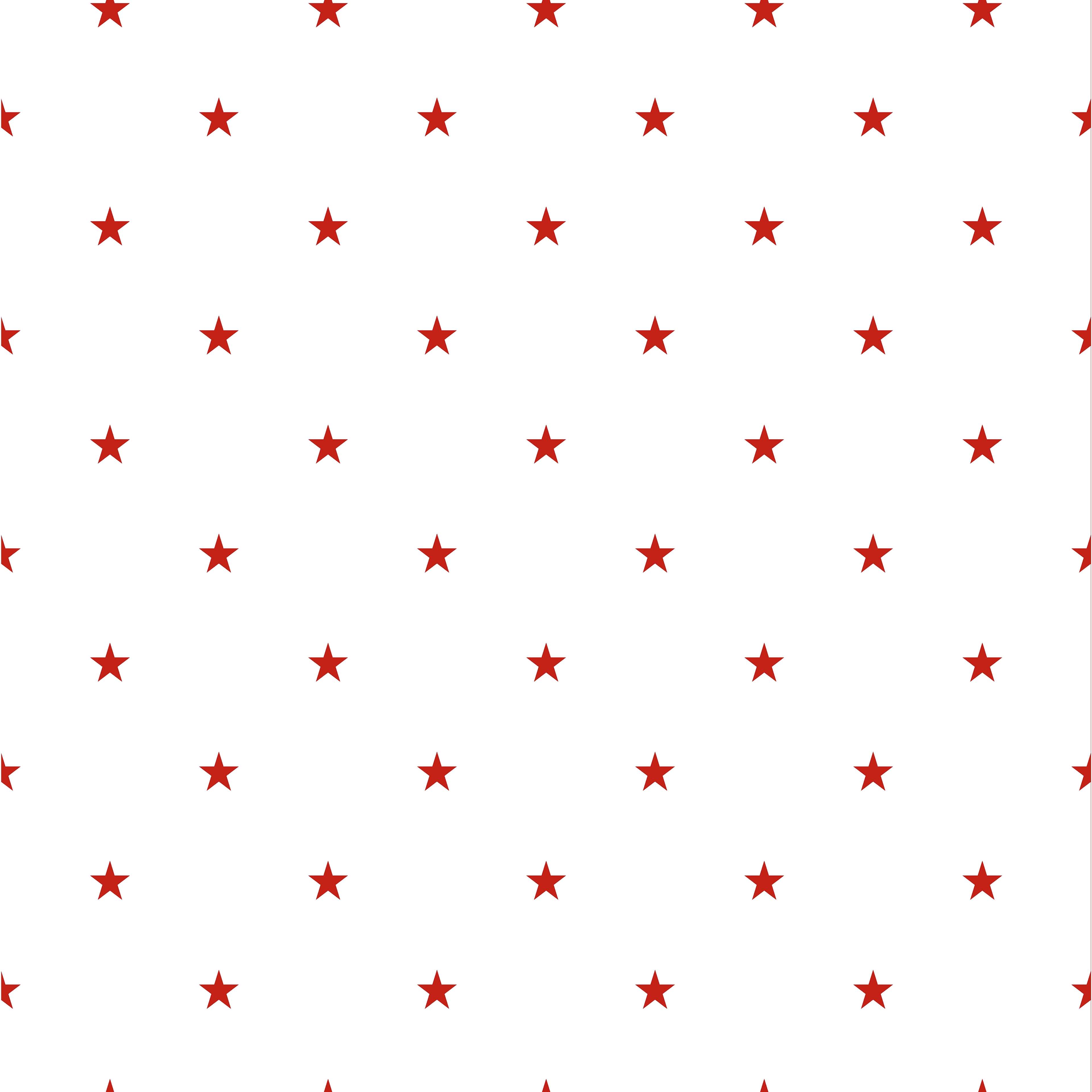 Star, röd tapet från duro med geometriskt mönster i röd. Från kollektionen Duro 1900. Nonwoven-material med rak mönsterpassning.