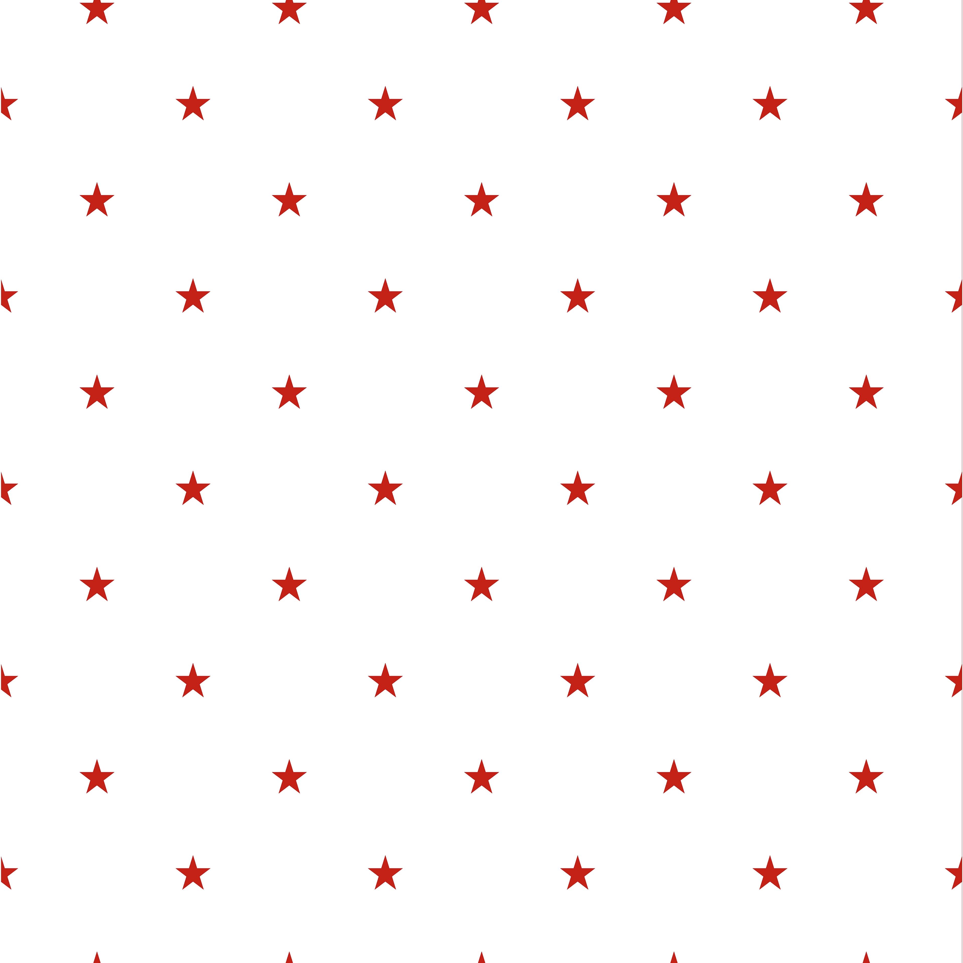 Star, röd tapet från duro med geometriskt mönster i röd. Från kollektionen Duro 1900. Nonwoven-material med rak mönsterpassning.