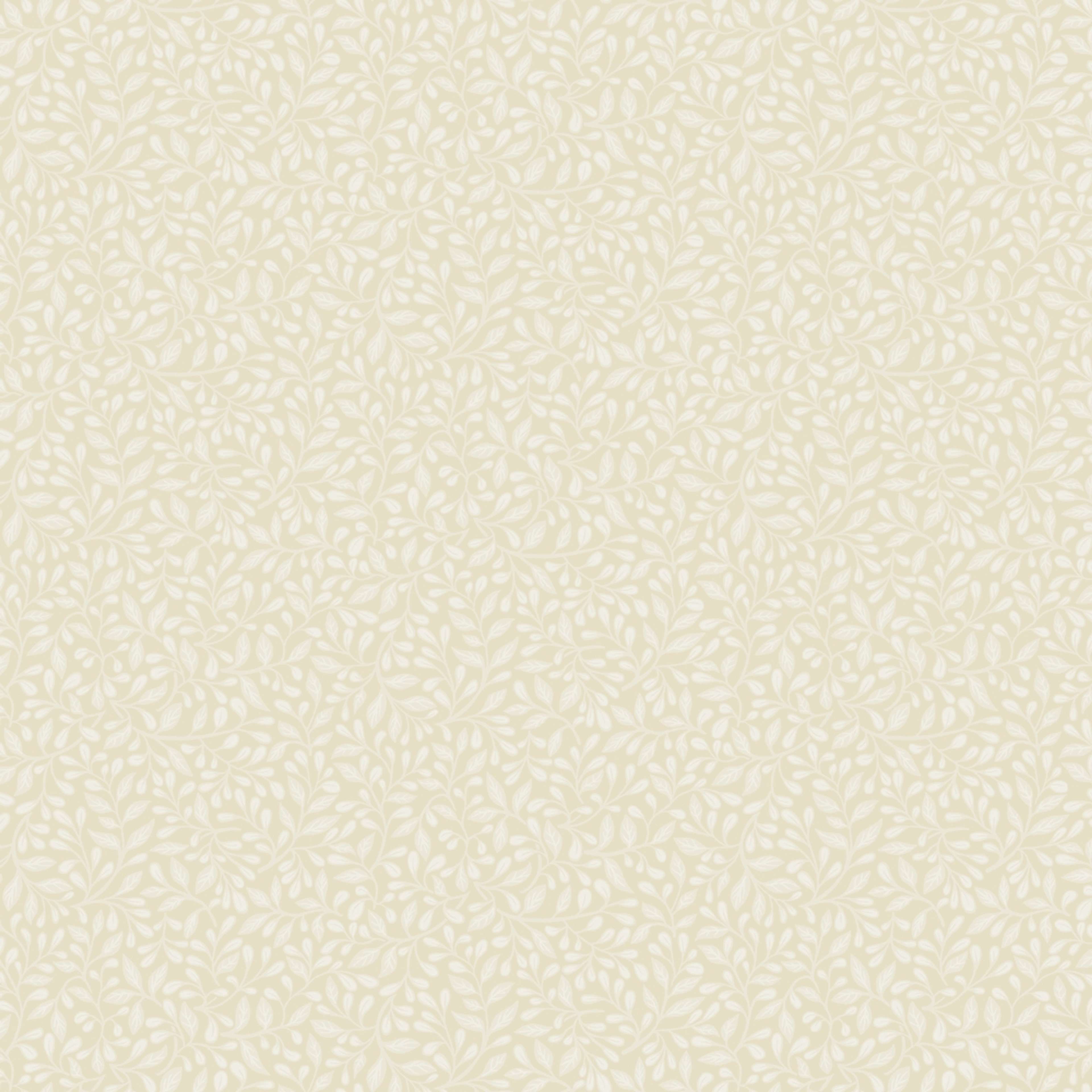 Adam, beige tapet tapet med botaniskt mönster i beige. Från kollektionen Långenäs. Nonwoven-material med förskjuten passning.