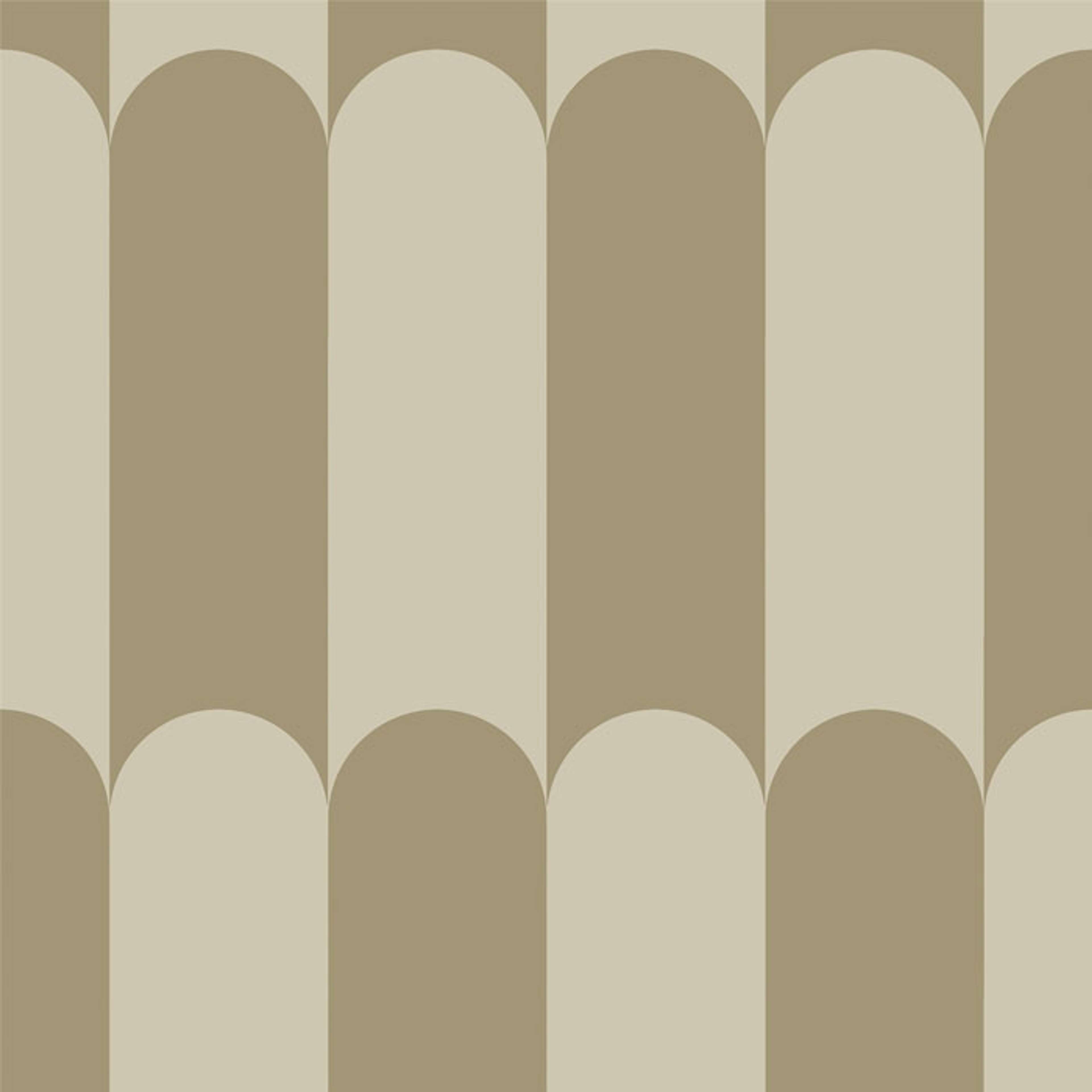 Design no 1 Beige tapet med grafiskt, retro mönster i beige. Från kollektionen Limited Edition 2023. Nonwoven-material med förskjuten passning.