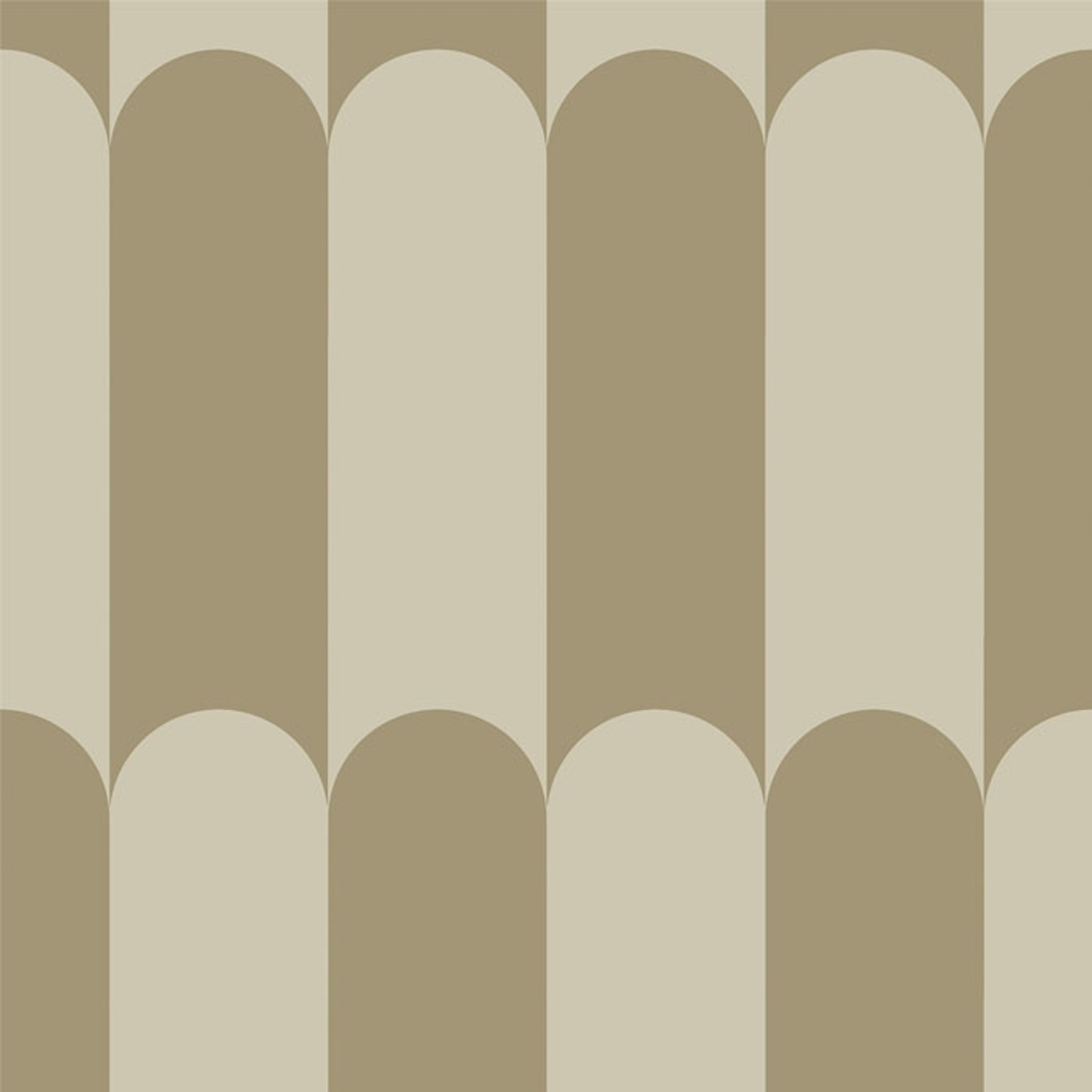 Design no 1 Beige tapet med grafiskt, retro mönster i beige. Från kollektionen Limited Edition 2023. Nonwoven-material med förskjuten passning.