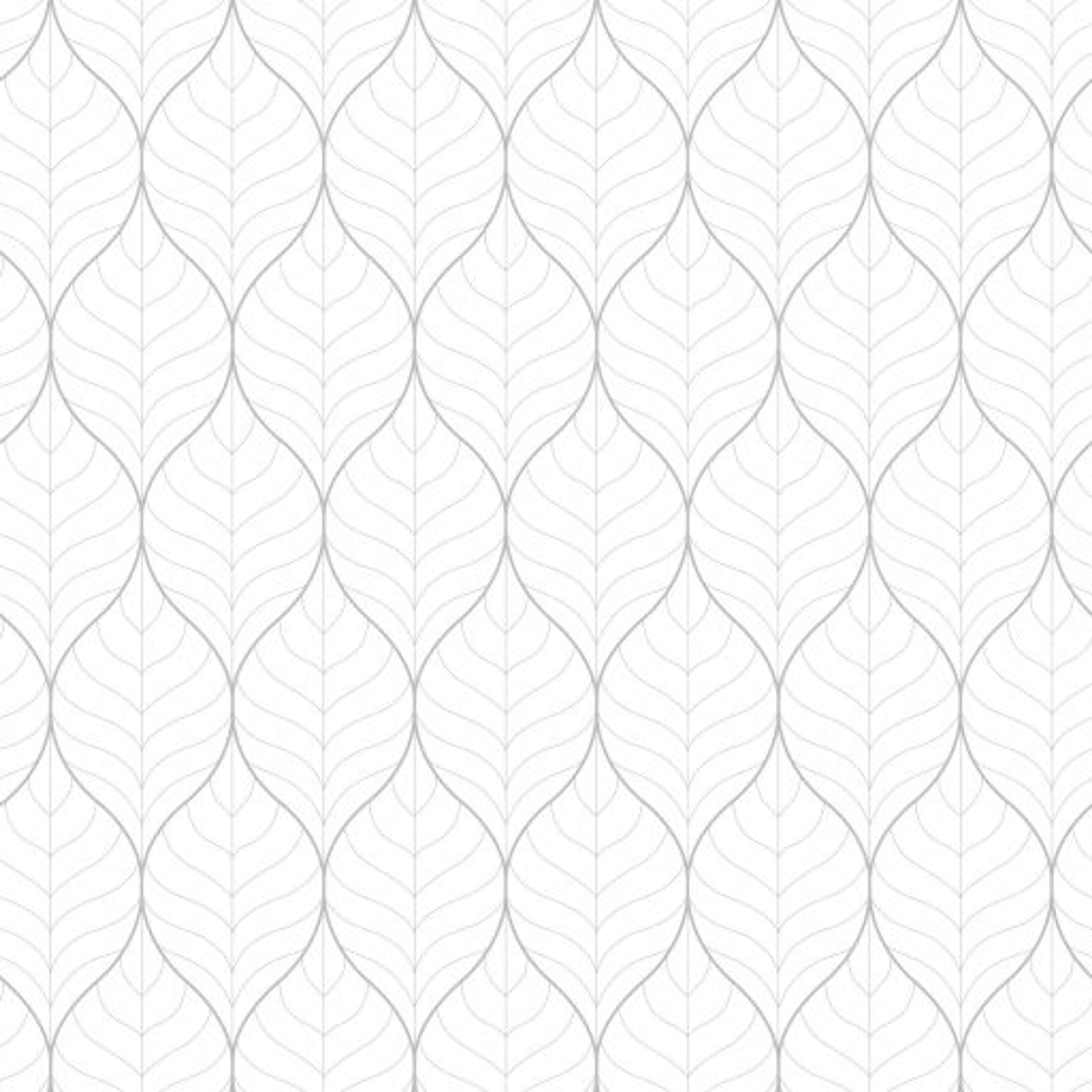 Blad, Grå tapet från duro med botaniskt mönster i grå. Från kollektionen Natur. Nonwoven-material med rak passning.