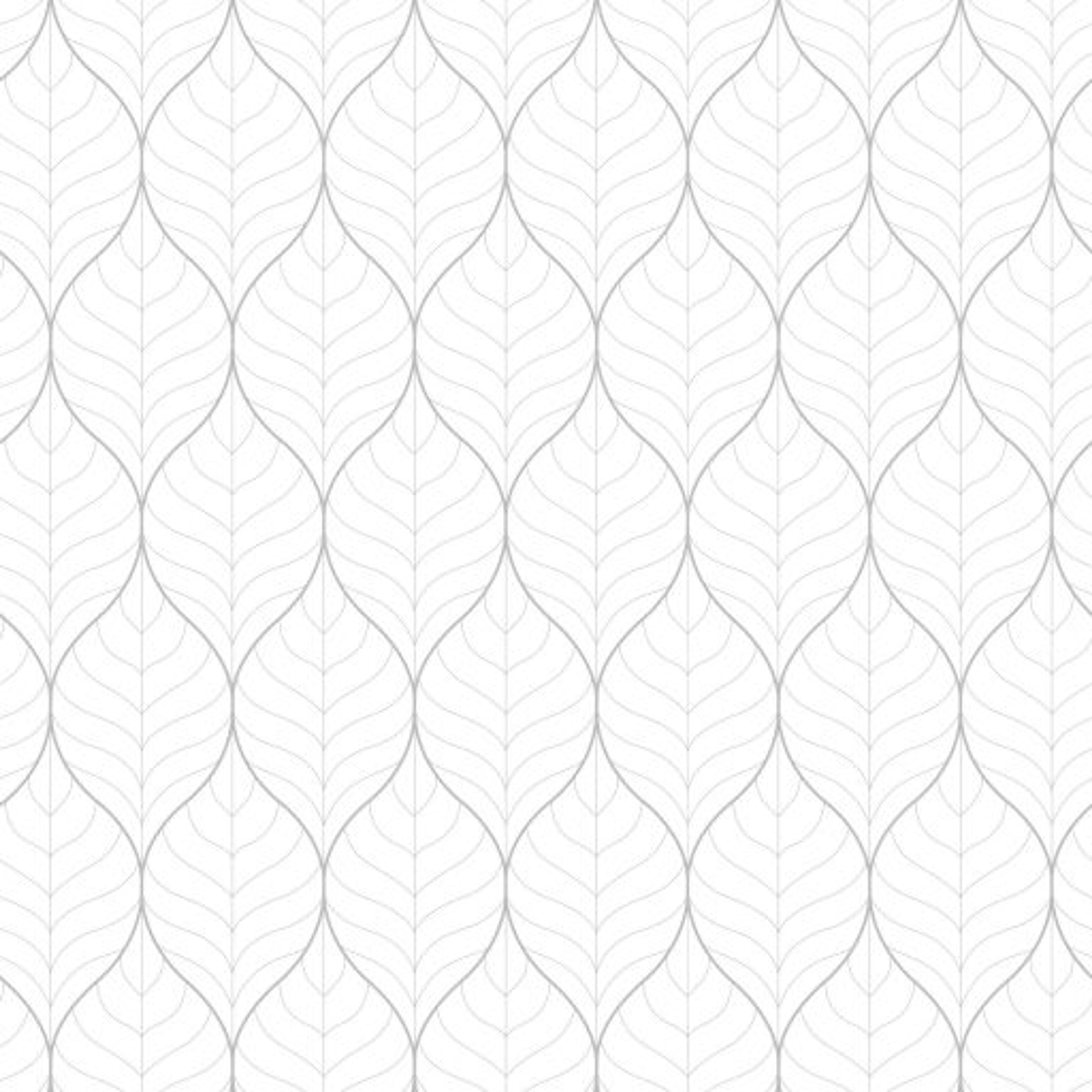 Blad, Grå tapet från duro med botaniskt mönster i grå. Från kollektionen Natur. Nonwoven-material med rak passning.