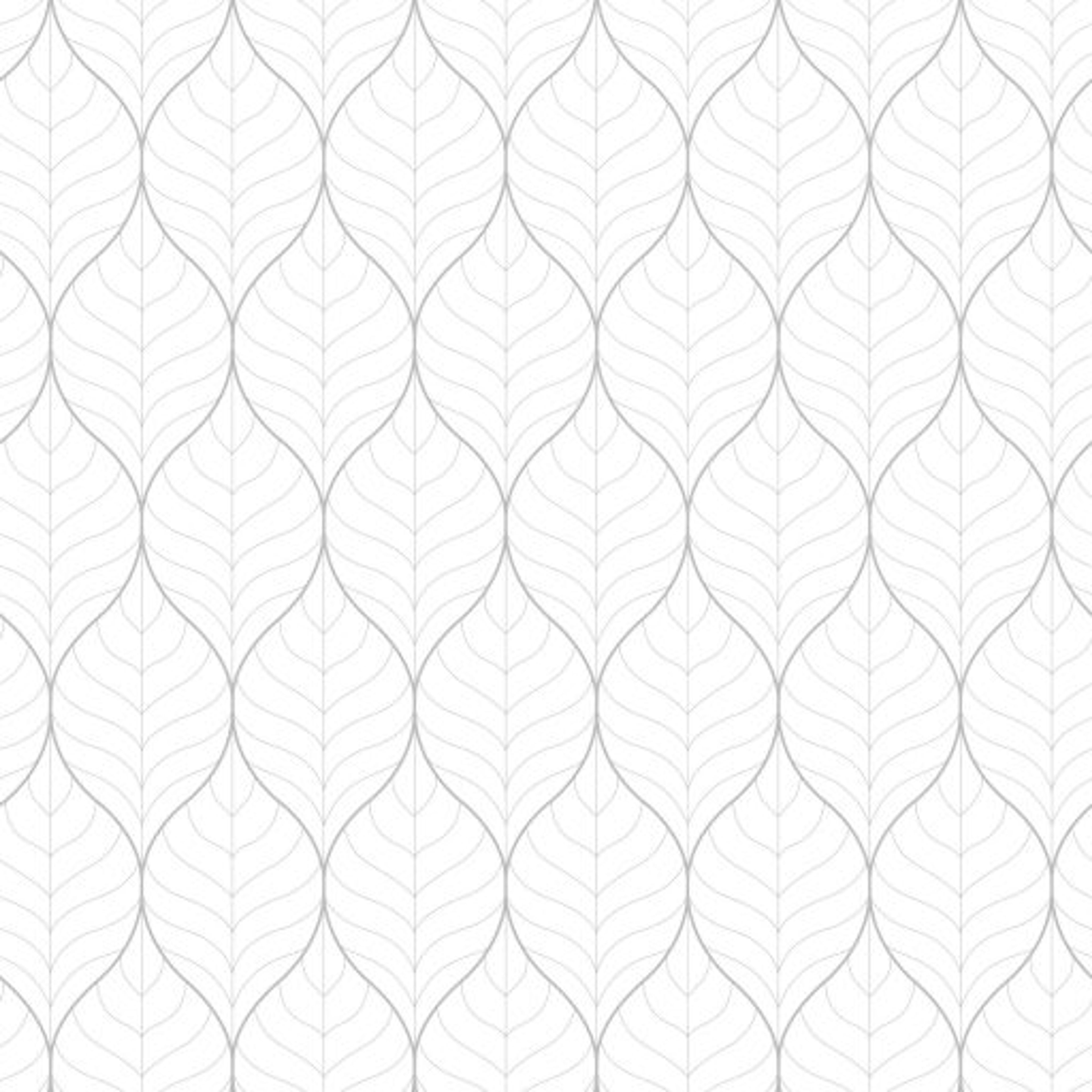 Blad, Grå tapet från duro med botaniskt mönster i grå. Från kollektionen Natur. Nonwoven-material med rak passning.