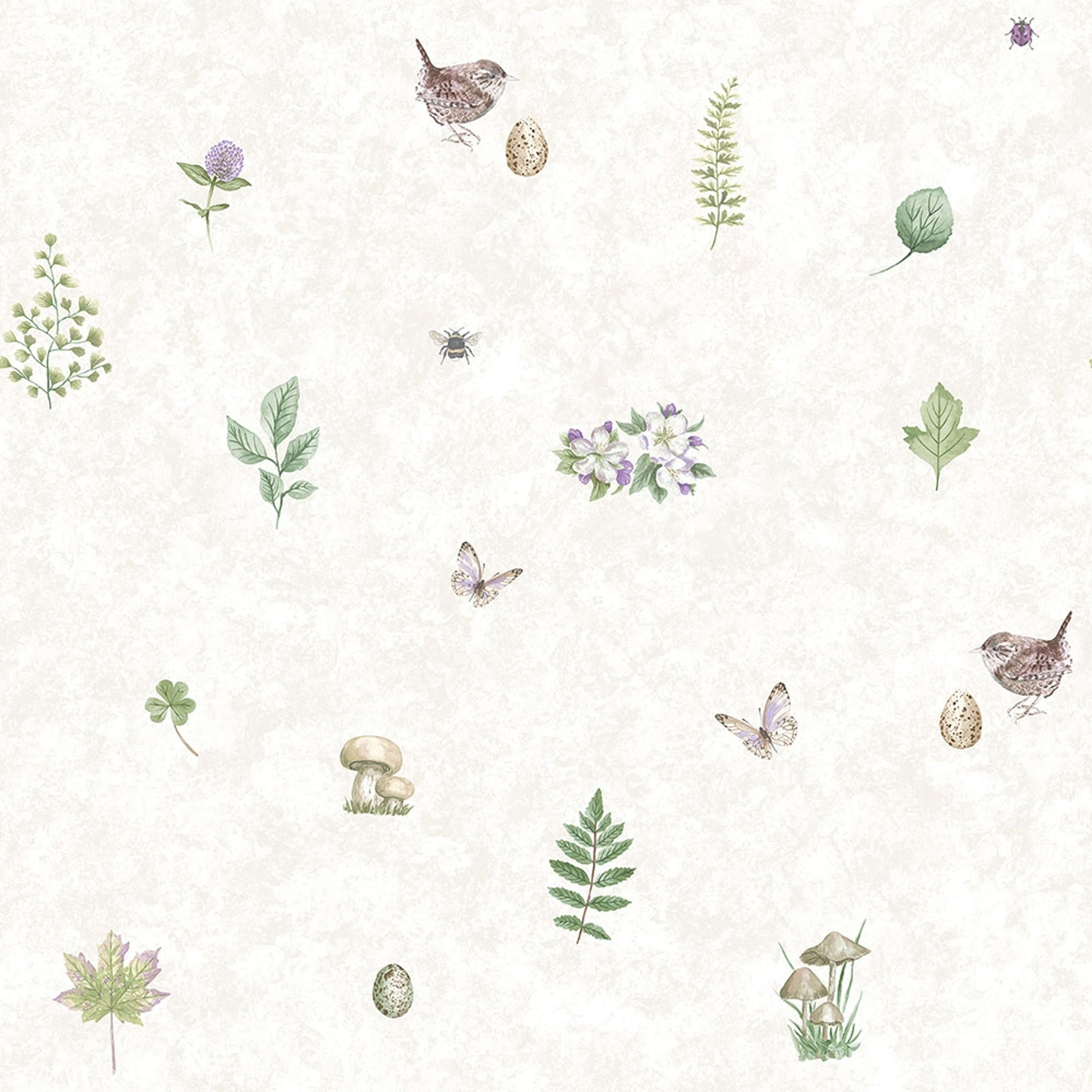 Meadow Spot tapet. Från kollektionen Just Kitchens. Nonwoven-material med rak passning.