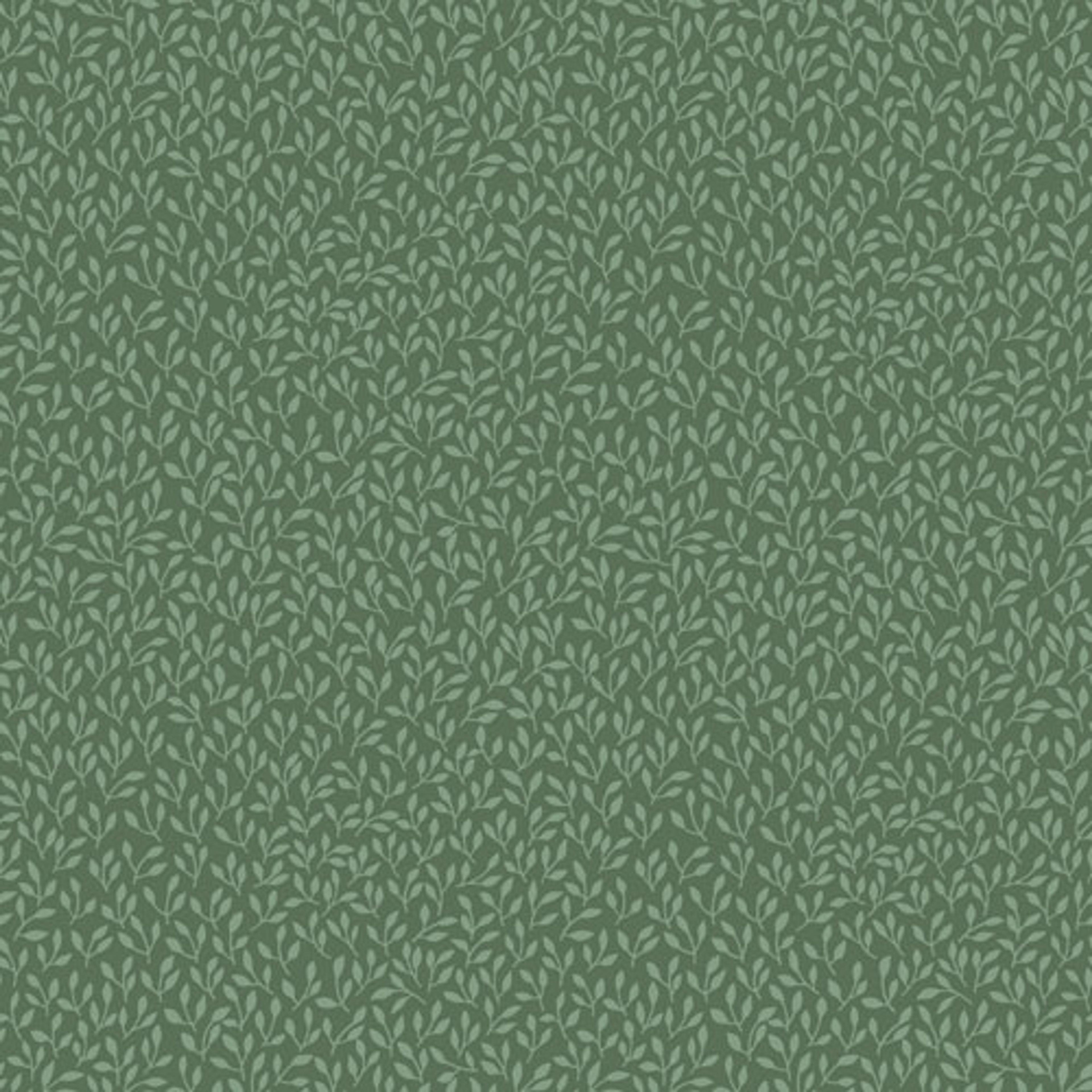 Saga tapet från Midbec med botaniskt mönster i grön. Från kollektionen Havsblick. Nonwoven-material med rak passning.