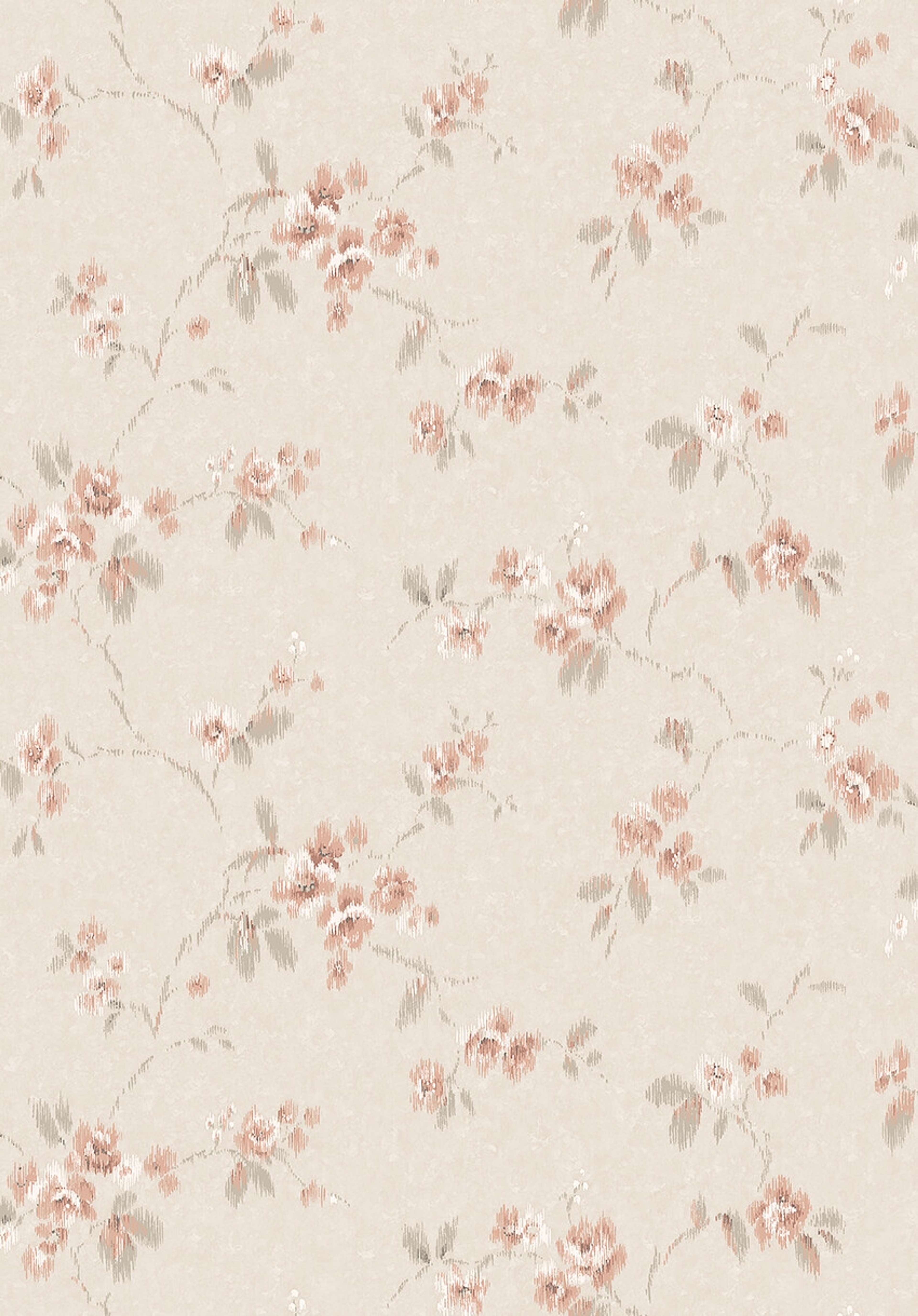 Vintage Rose tapet tapet med blommigt mönster i rosa. Från kollektionen Dreamy Escape. Nonwoven-material med förskjuten passning. Passar i vardagsrum och matsal.