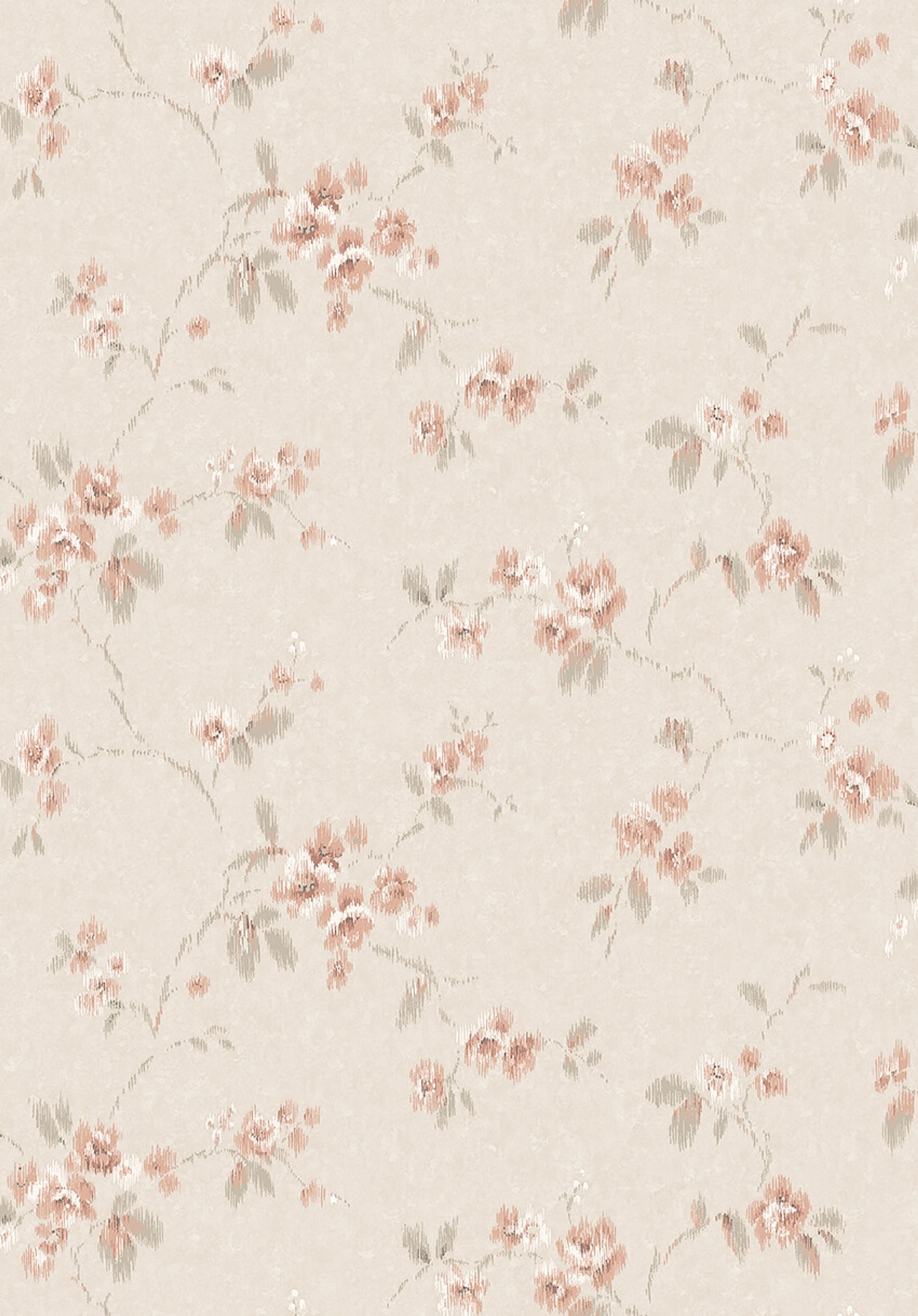 Vintage Rose tapet tapet med blommigt mönster i rosa. Från kollektionen Dreamy Escape. Nonwoven-material med förskjuten passning. Passar i vardagsrum och matsal.