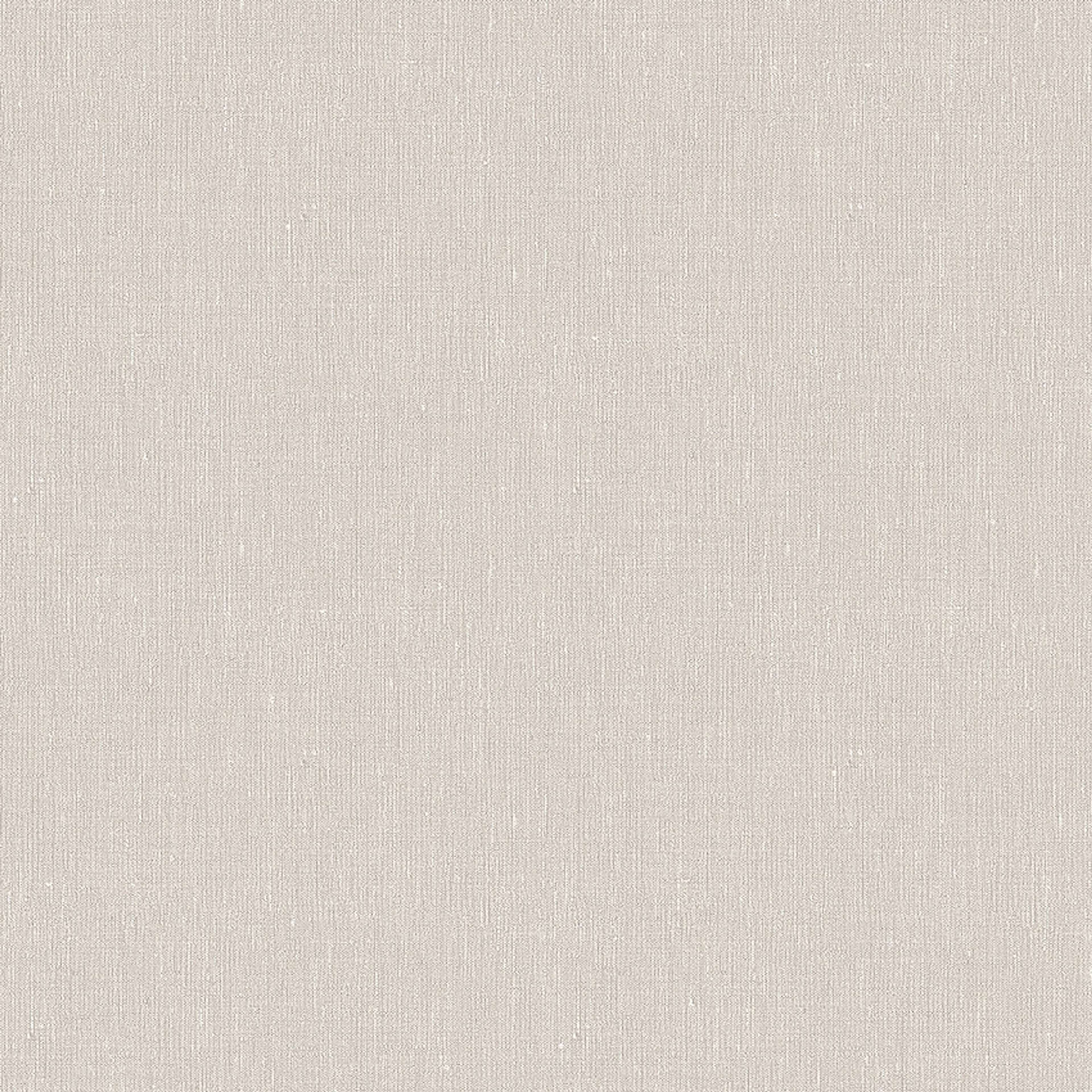 Soaped Oak tapet med enfargat, textilimitation mönster i beige. Från kollektionen Linen. Nonwoven-material. Passar i vardagsrum och matsal.