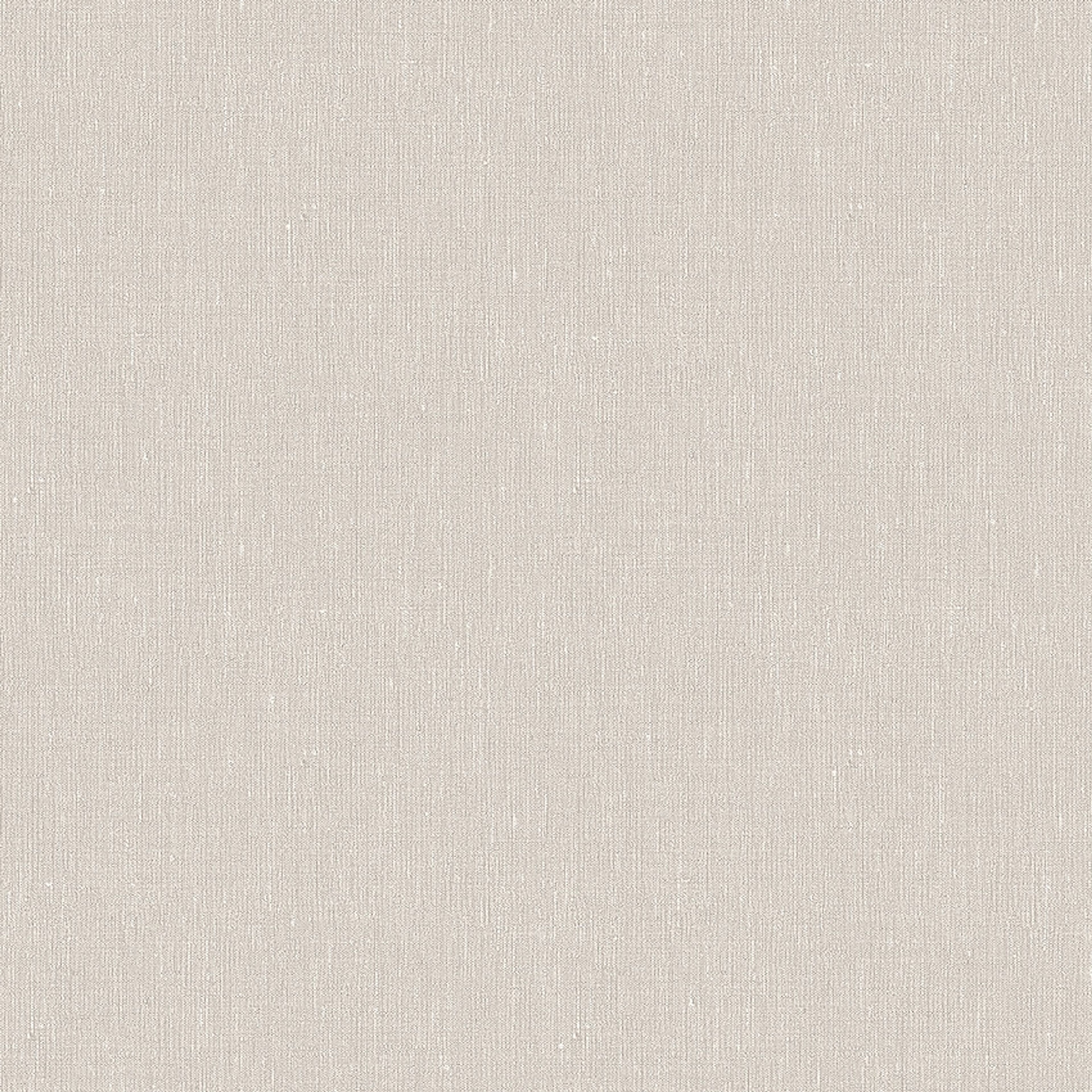 Soaped Oak tapet med enfargat, textilimitation mönster i beige. Från kollektionen Linen. Nonwoven-material. Passar i vardagsrum och matsal.