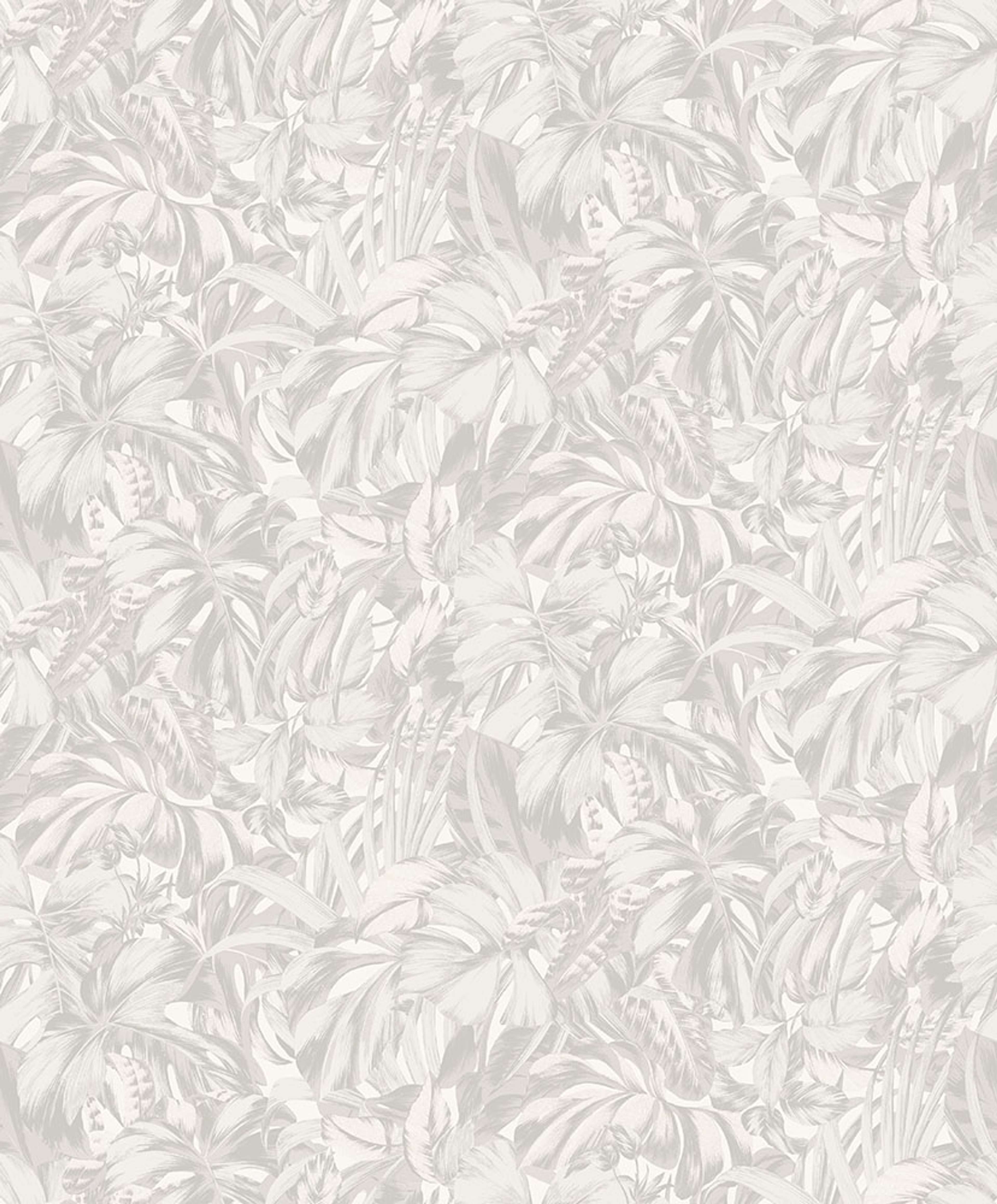 Bonita, grå tapet tapet med botaniskt mönster i grå. Från kollektionen Aquila. Nonwoven-material med förskjuten passning.