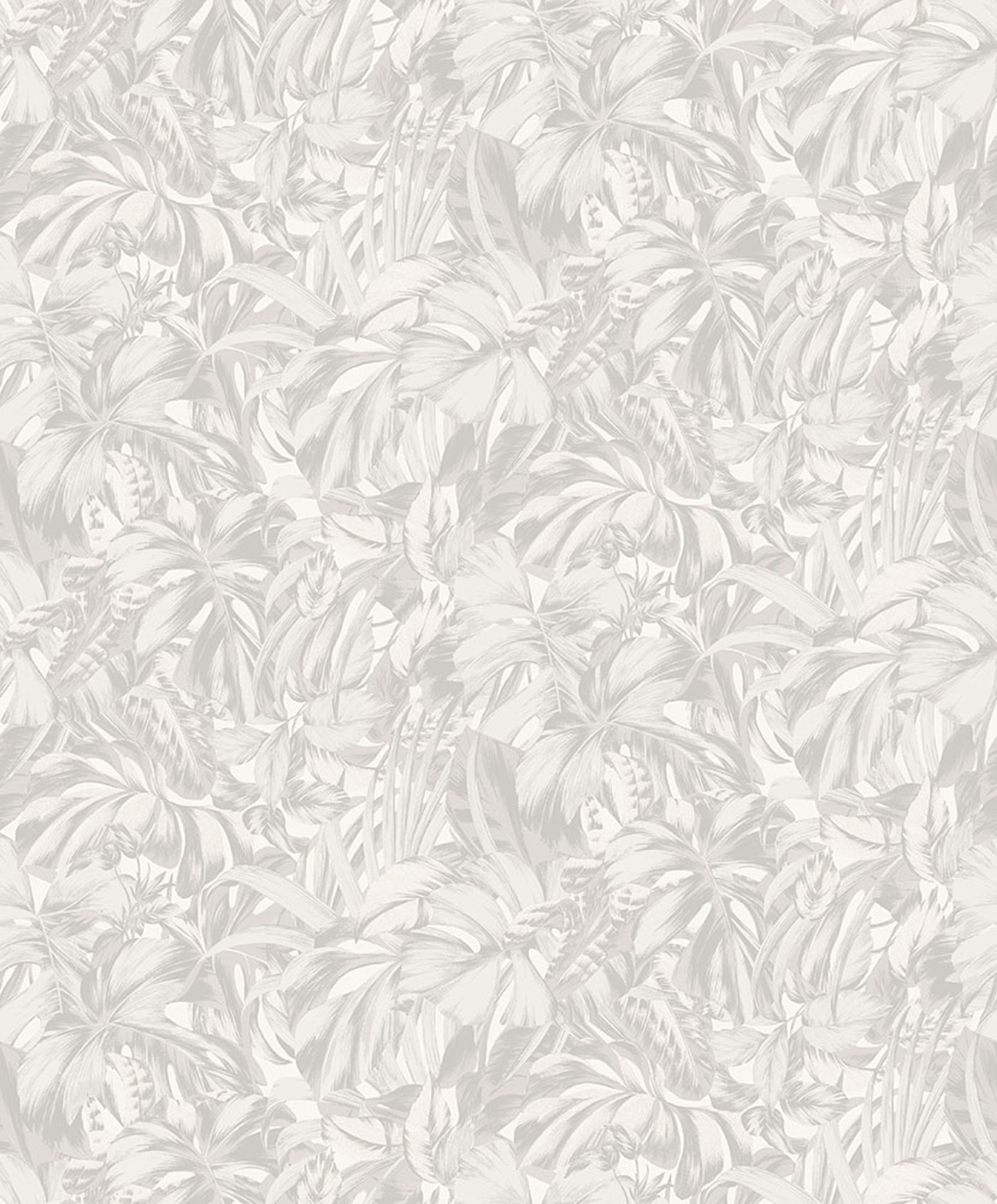 Bonita, grå tapet tapet med botaniskt mönster i grå. Från kollektionen Aquila. Nonwoven-material med förskjuten passning.