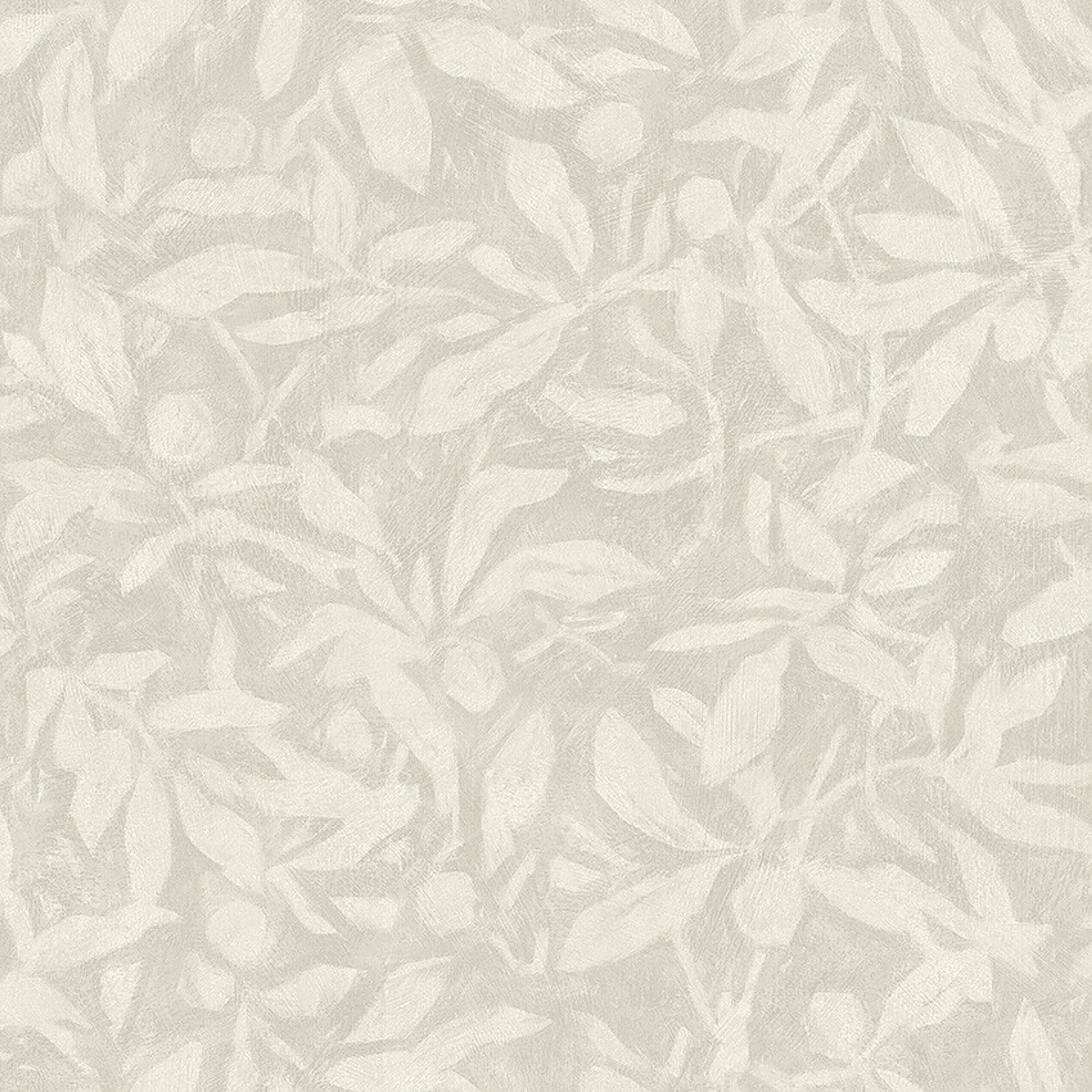 Skogsparken tapet med botaniskt mönster i beige. Från kollektionen Alla Tiders Hus. Nonwoven-material med förskjuten passning. Passar i vardagsrum, matsal och kök.