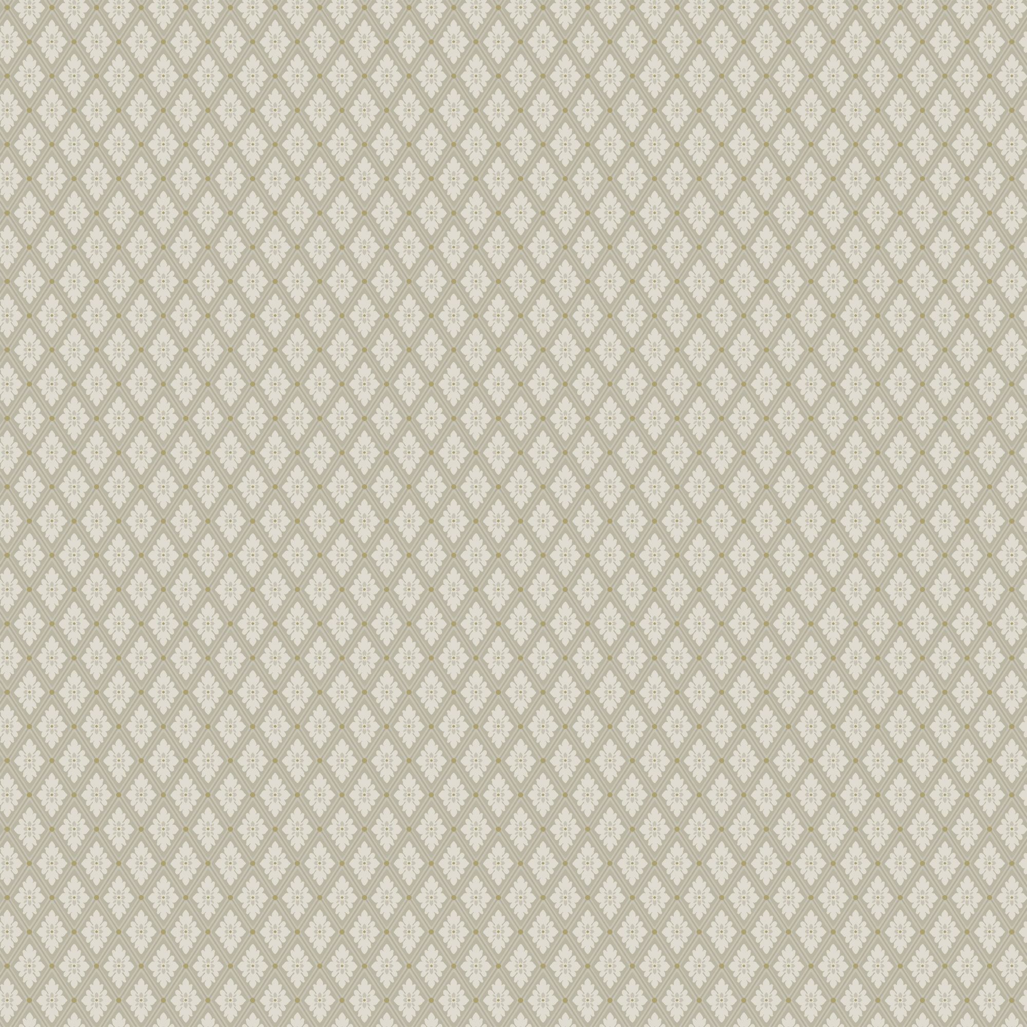 Selma Beige tapet med rutigt mönster i beige. Från kollektionen Flora. Nonwoven-material med rak passning.