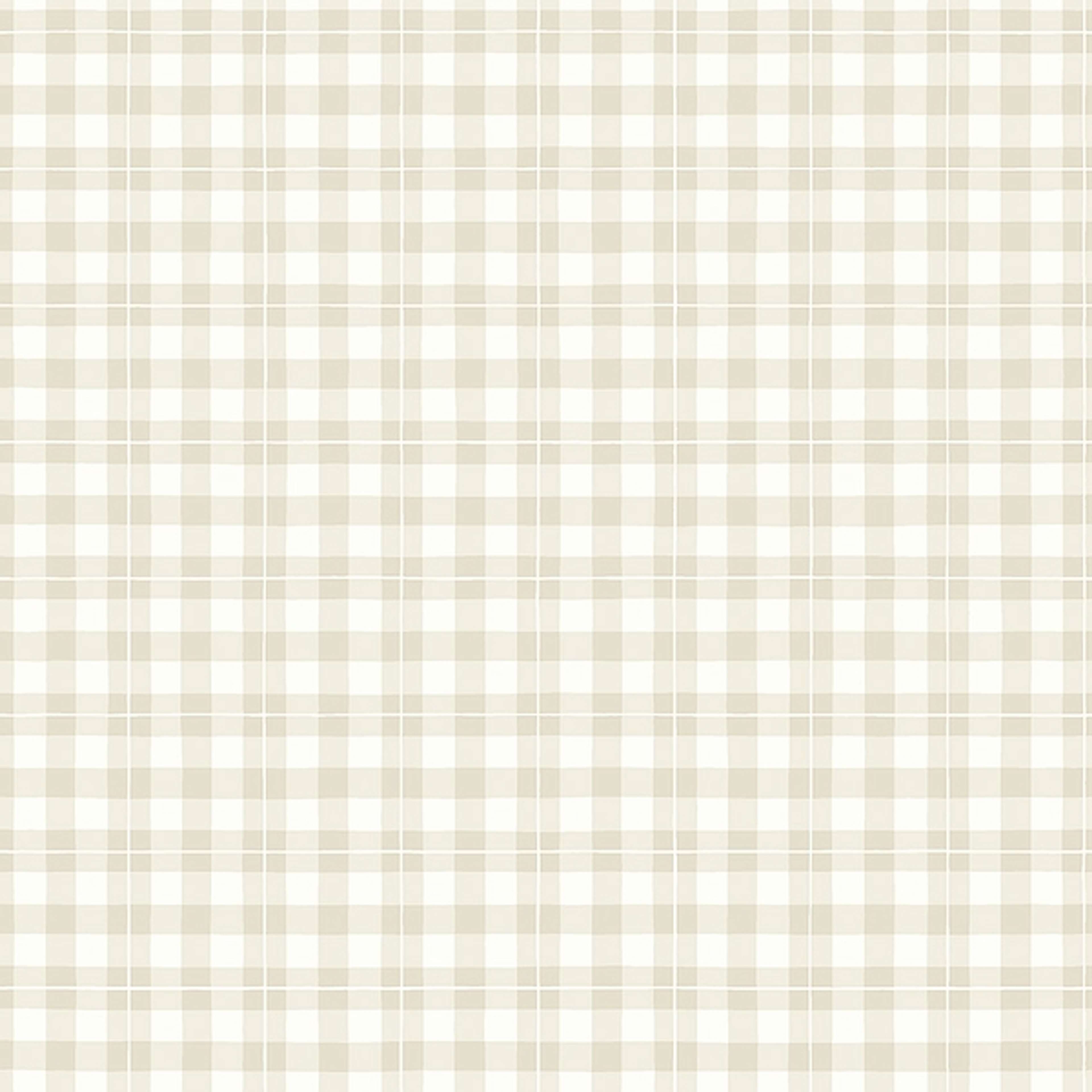 Frida tapet från Boråstapeter med rutigt mönster i beige. Från kollektionen Falsterbo III. Nonwoven-material med rak passning.