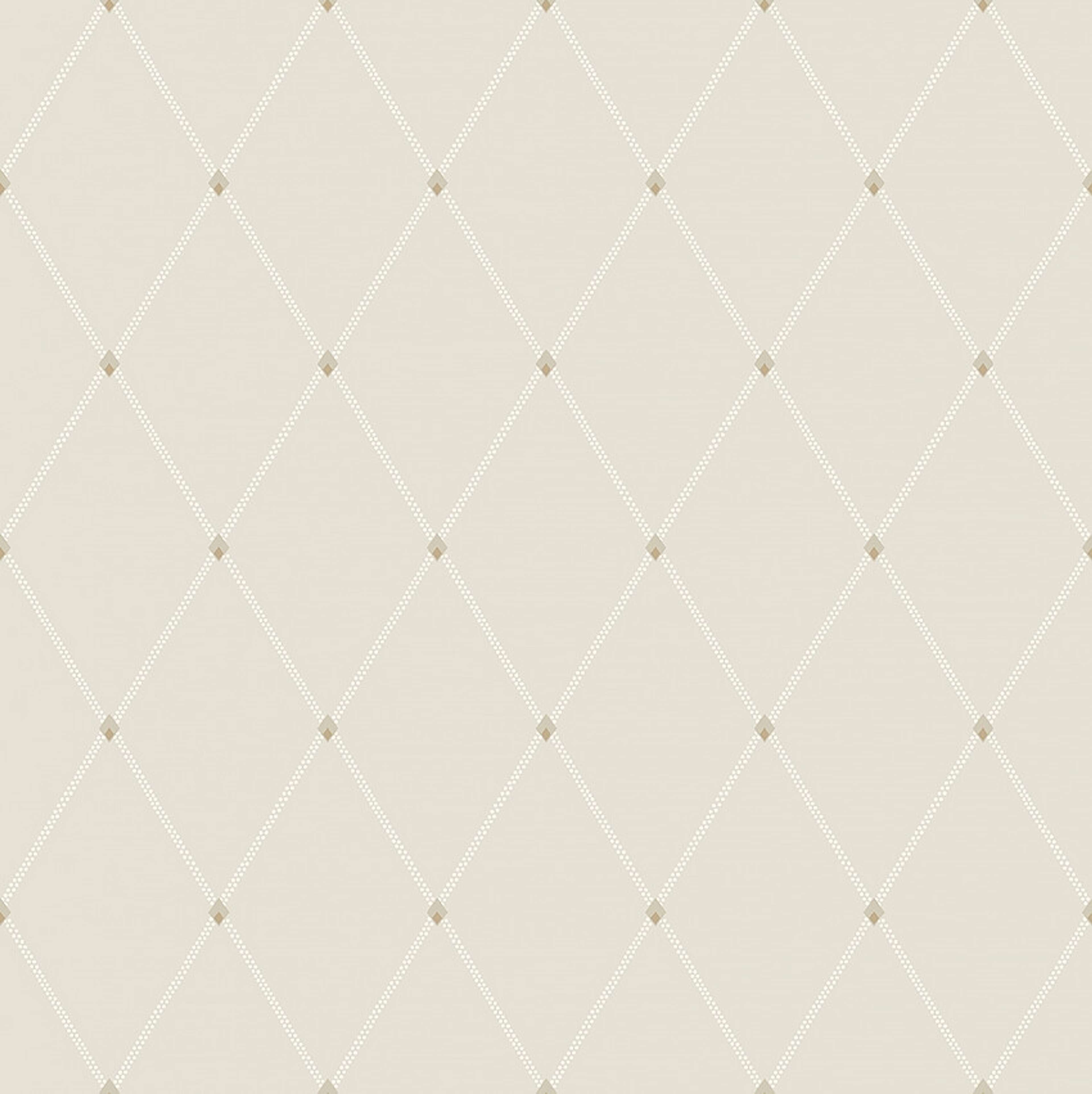 Fredrik tapet med trellis mönster i vit och beige. Från kollektionen timeless traditions. Nonwoven-material med rak passning.