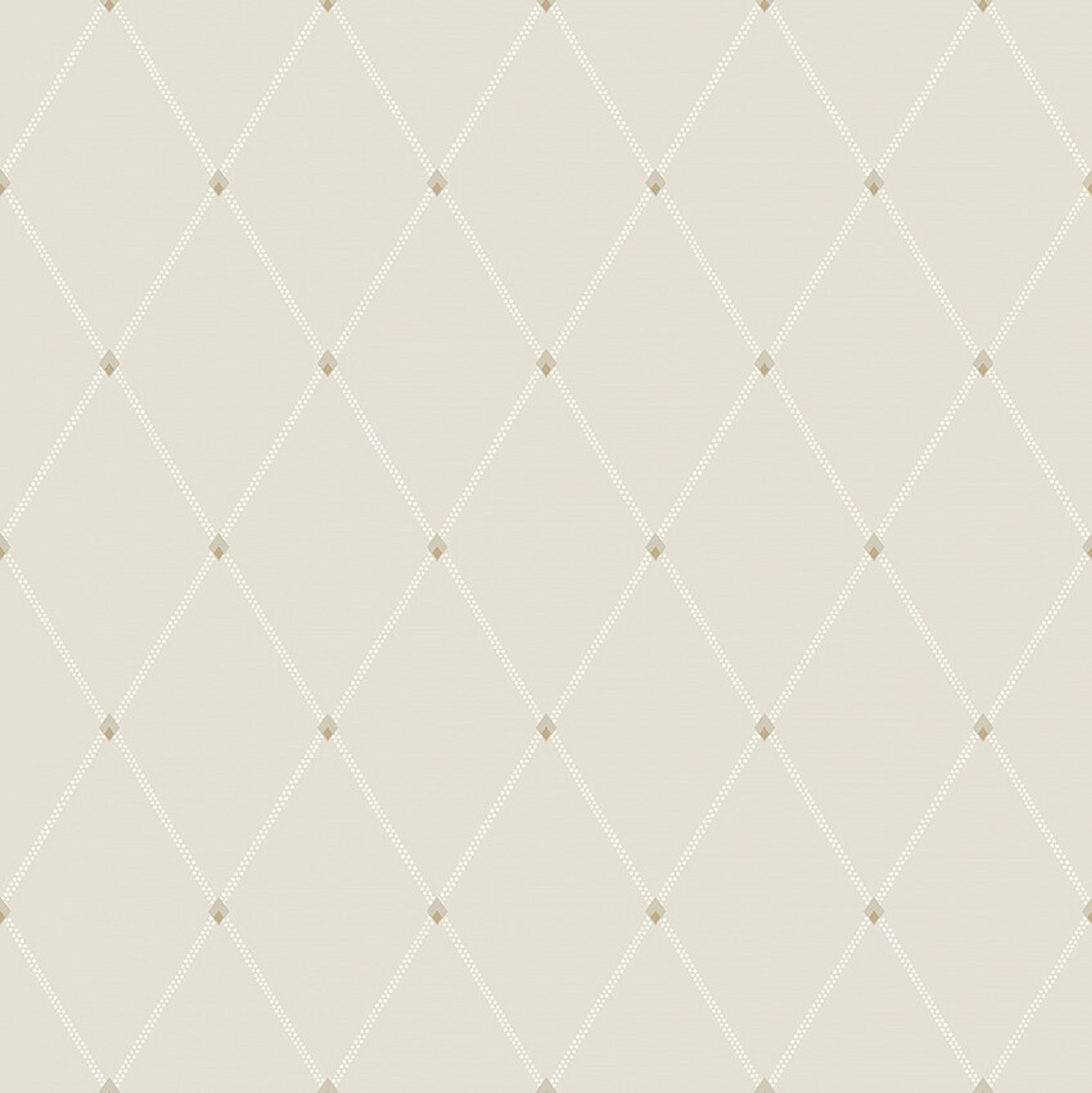 Fredrik tapet med trellis mönster i vit och beige. Från kollektionen timeless traditions. Nonwoven-material med rak passning.