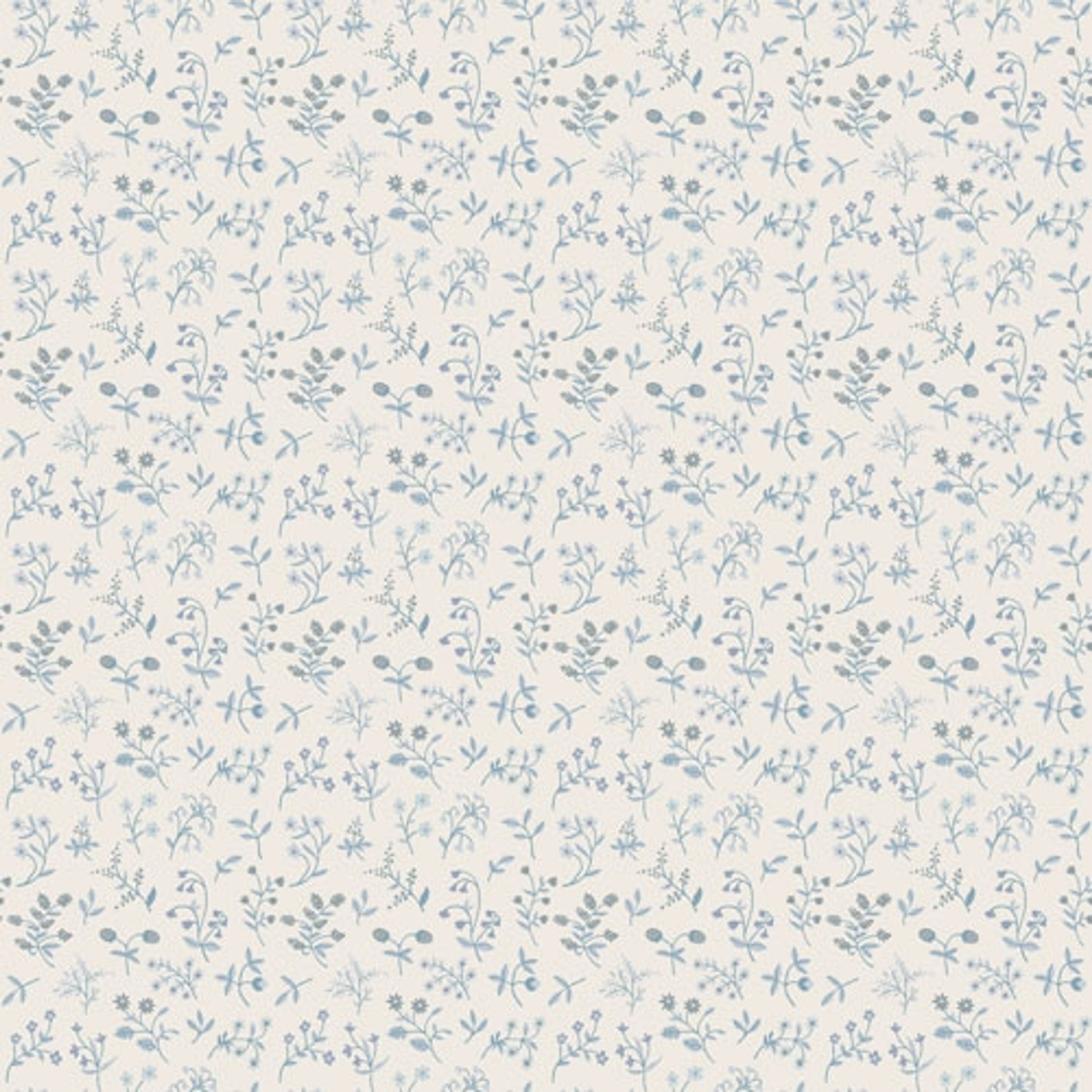 Josefin tapet från Midbec med blommigt mönster i vit. Från kollektionen Havsblick. Nonwoven-material med rak passning.