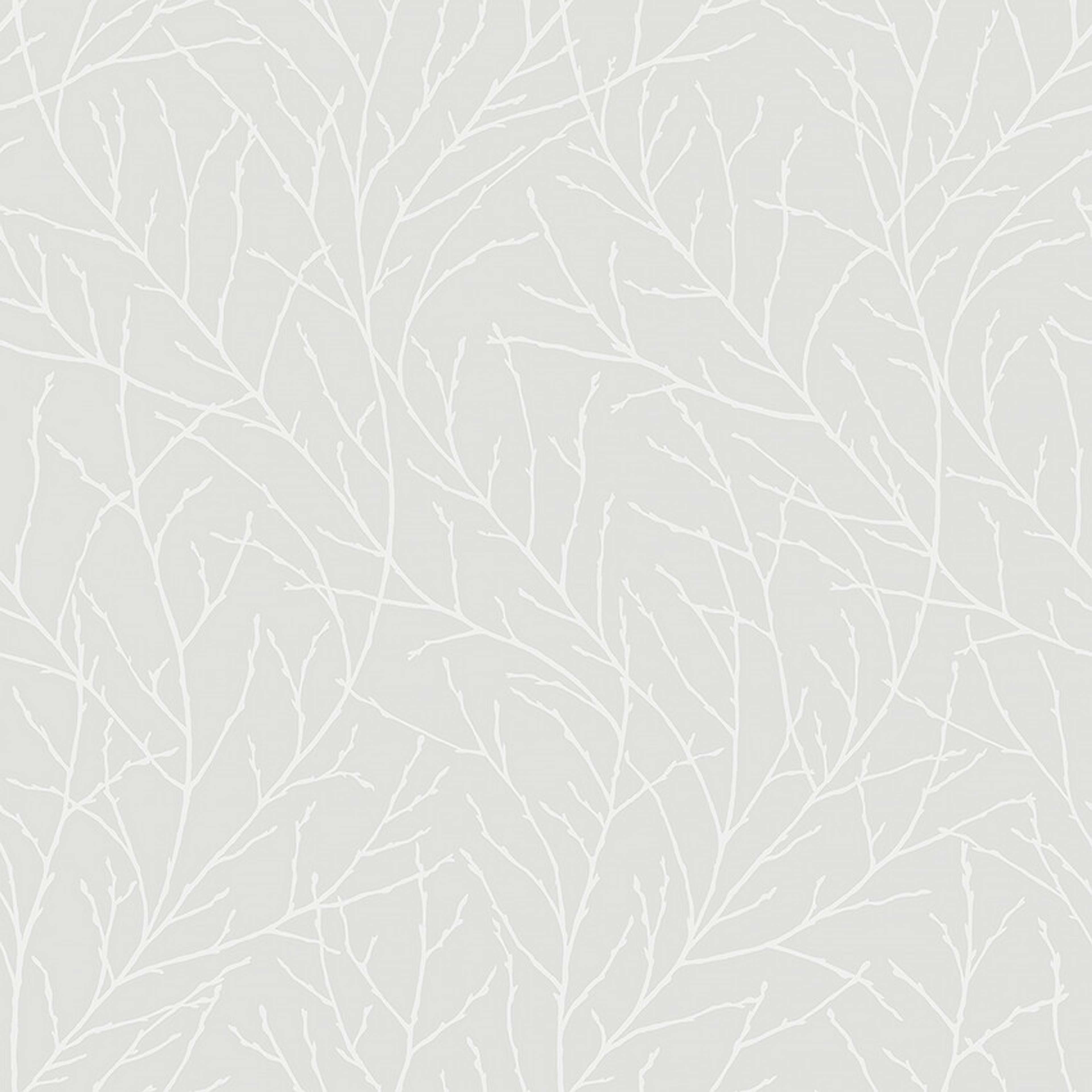 Ivar 38729, tapet tapet med botaniskt mönster i grå. Från kollektionen Borosan Hem. Nonwoven-material med rak passning.