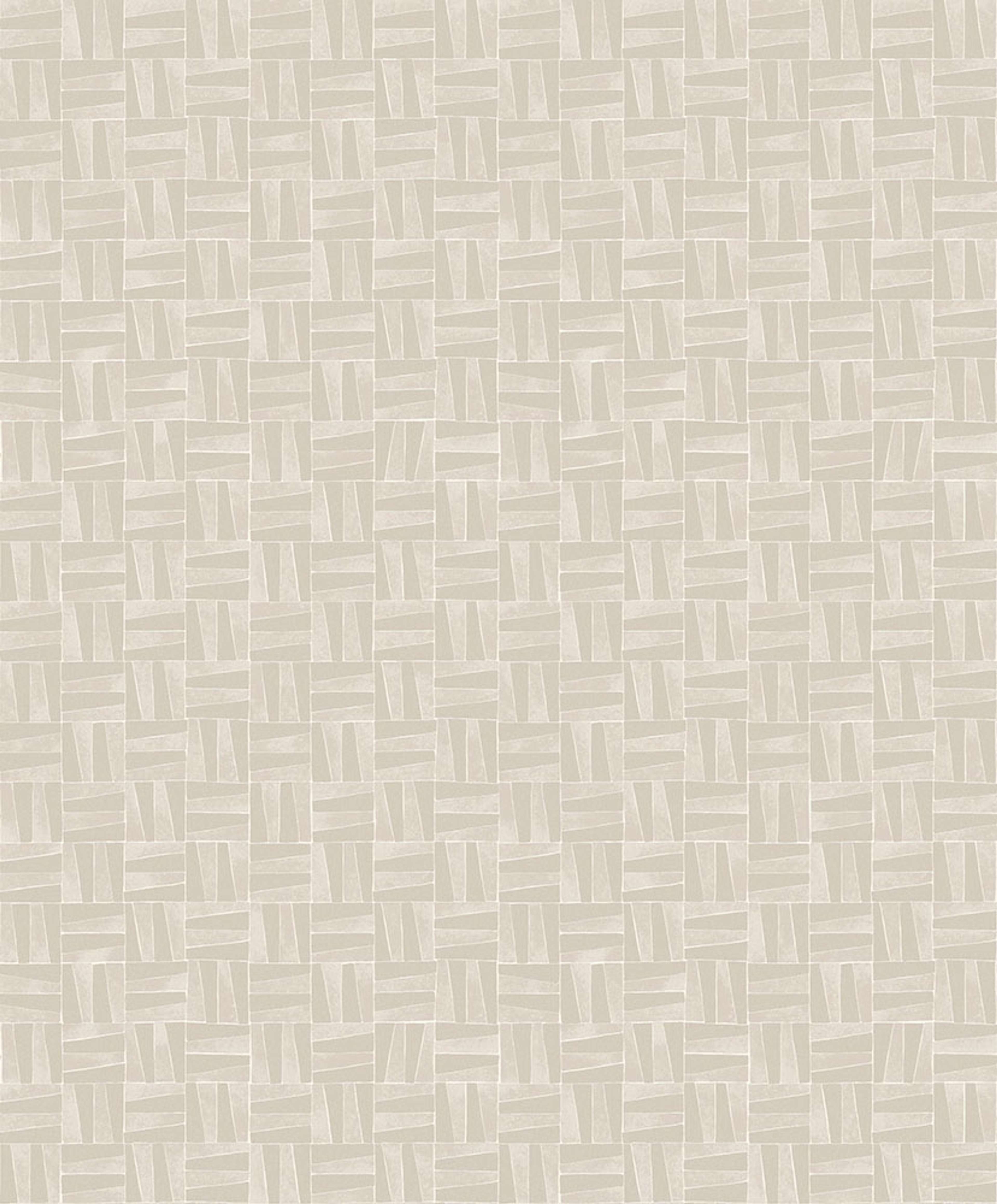 Olan, cream tapet tapet med geometriskt mönster i cream. Från kollektionen Aquila. Nonwoven-material med rak passning.