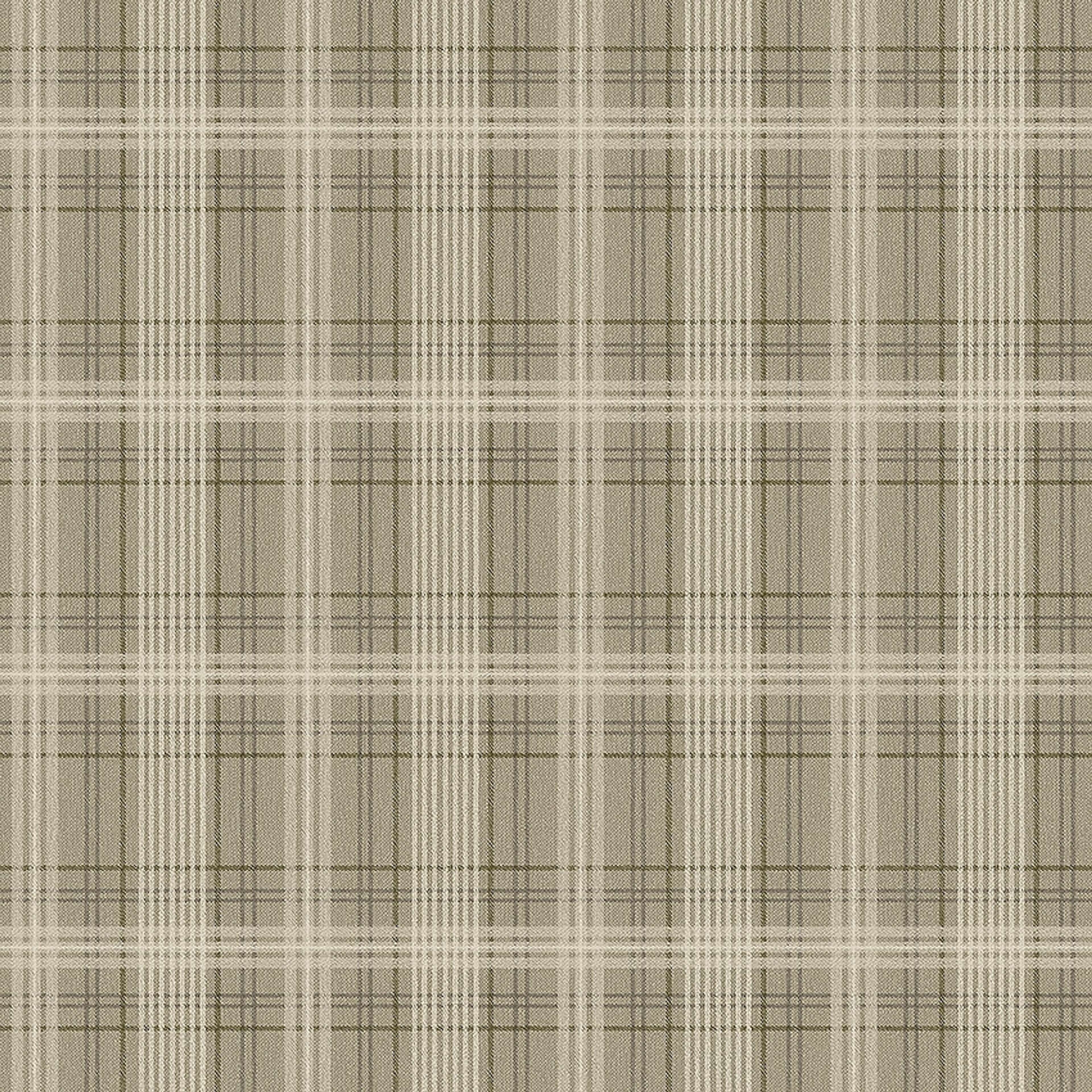 Tailor´s Tweed rutor i olivgrönt tapet med rutigt mönster i grön. Från kollektionen Cottage Garden. Nonwoven-material med rak passning. Country-stil. Passar i vardagsrum, matsal och hall.