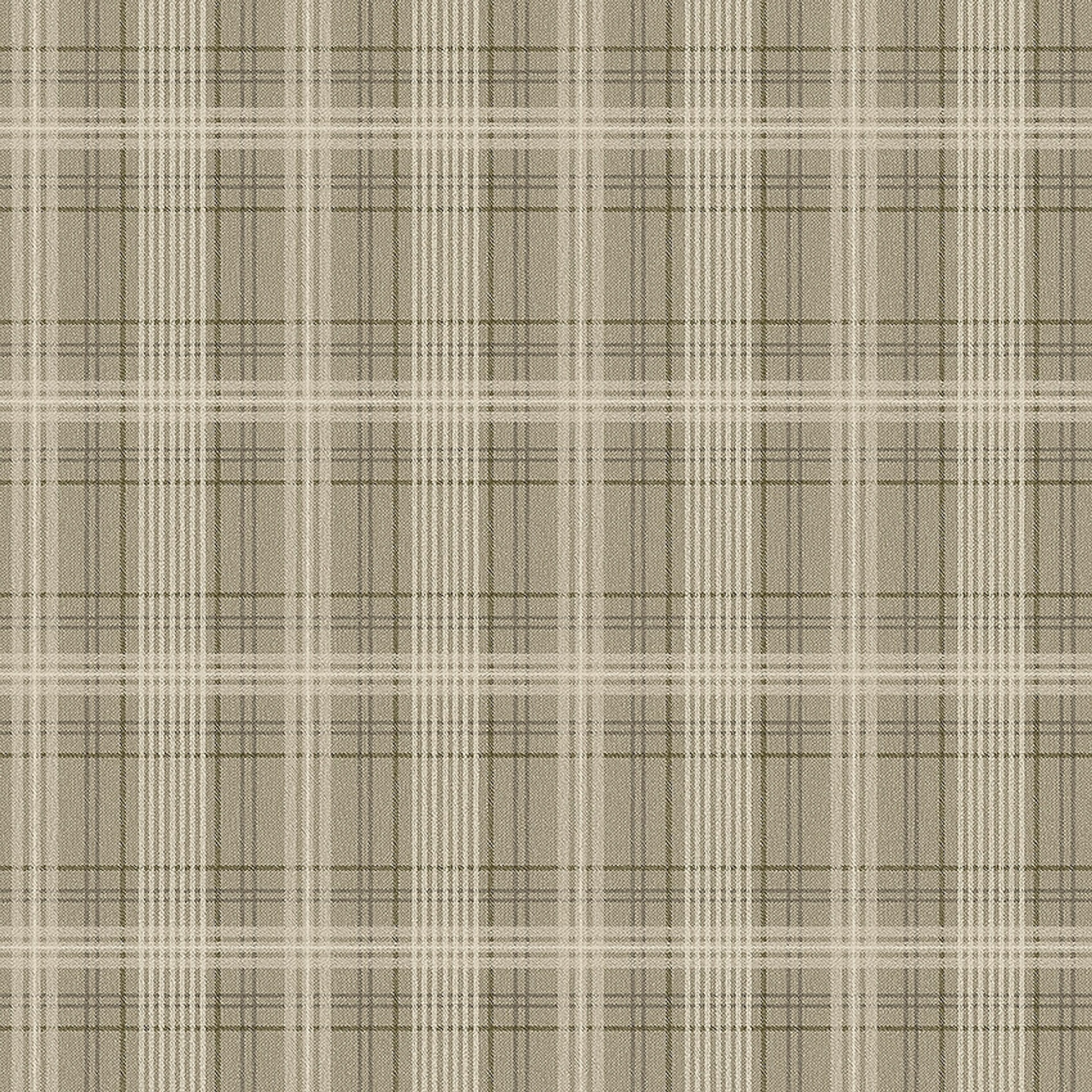 Tailor´s Tweed rutor i olivgrönt tapet med rutigt mönster i grön. Från kollektionen Cottage Garden. Nonwoven-material med rak passning. Country-stil. Passar i vardagsrum, matsal och hall.