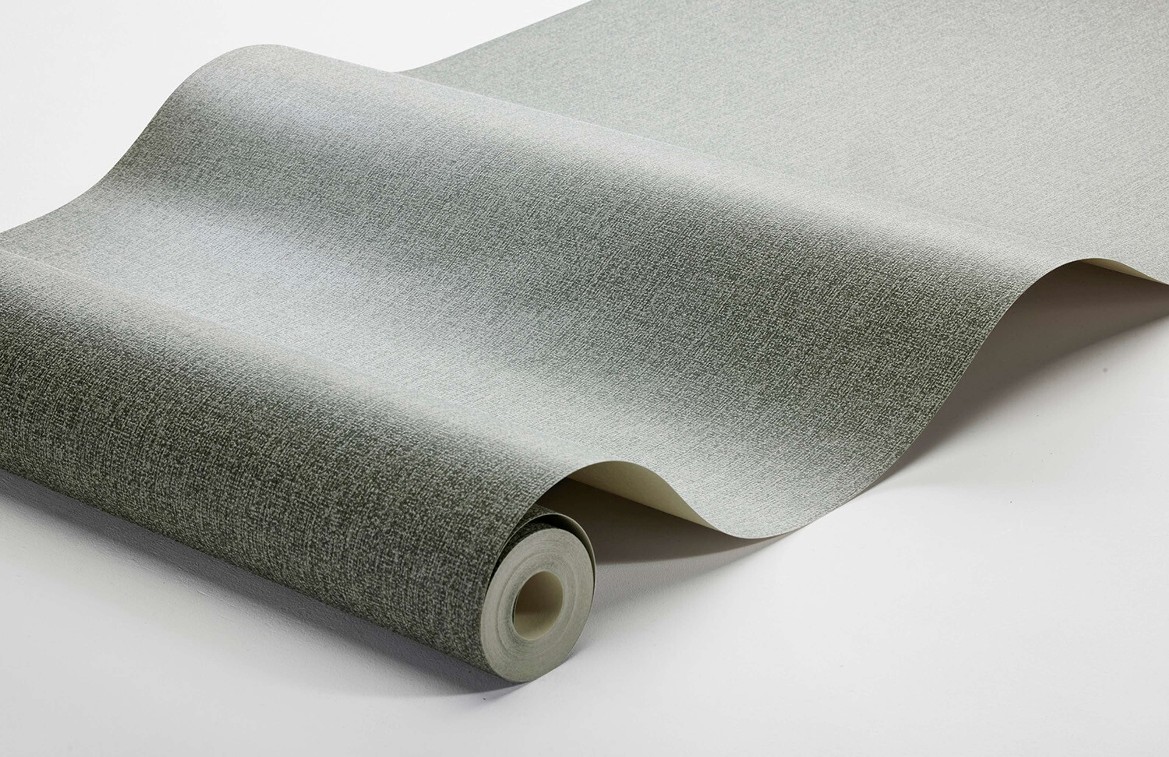 Weaver´s Wall mellanmörk blågrön tapet enfärgad i grön. Från kollektionen Cottage Garden. Nonwoven-material. Passar i vardagsrum, matsal och hall.