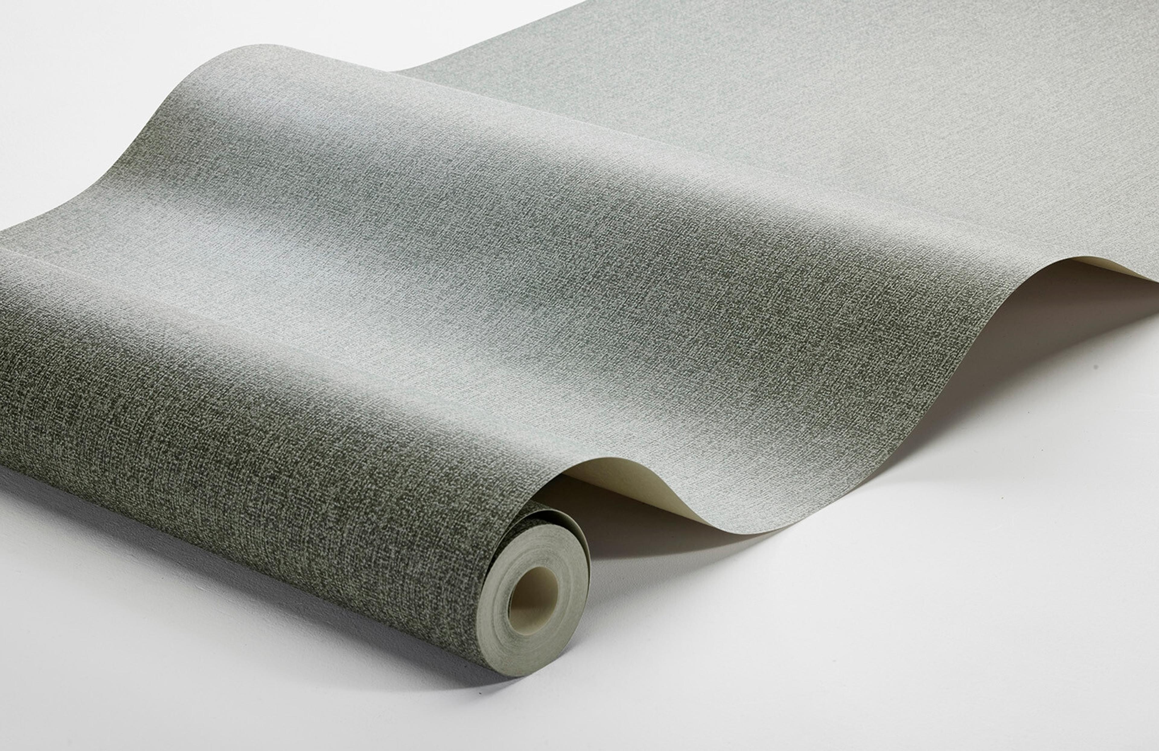 Weaver´s Wall mellanmörk blågrön tapet enfärgad i grön. Från kollektionen Cottage Garden. Nonwoven-material. Passar i vardagsrum, matsal och hall.