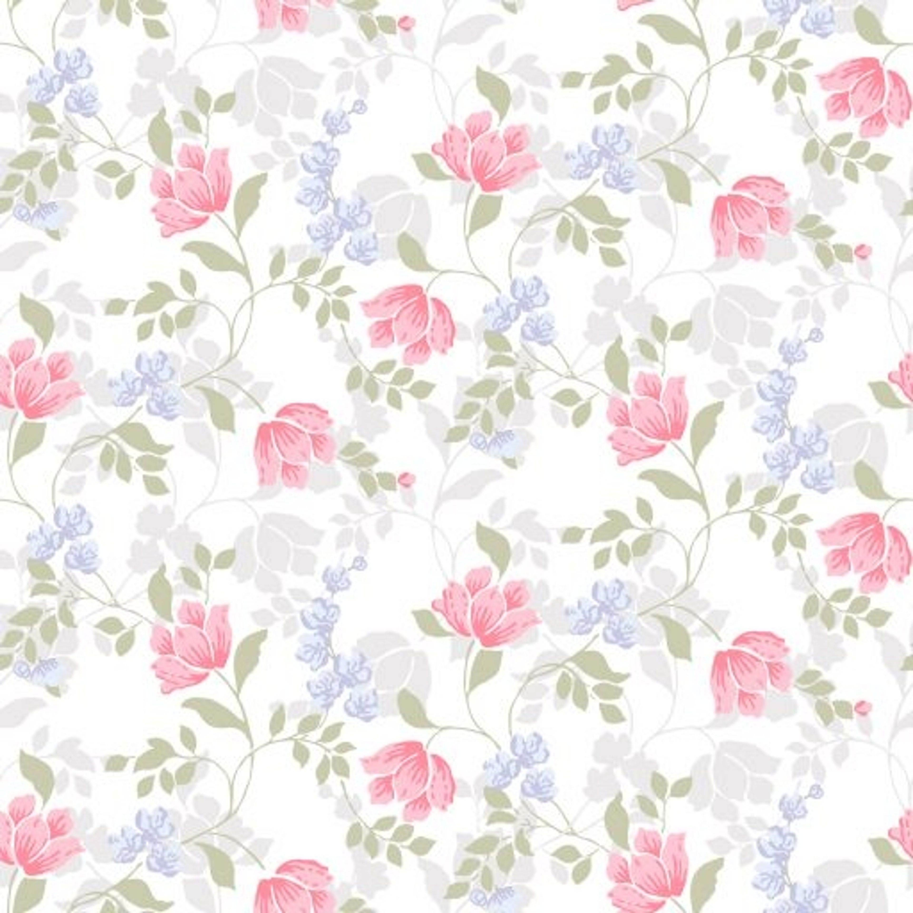 Malin, Multi tapet från duro med blommigt mönster i rosa. Från kollektionen Spira. Nonwoven-material med rak passning.