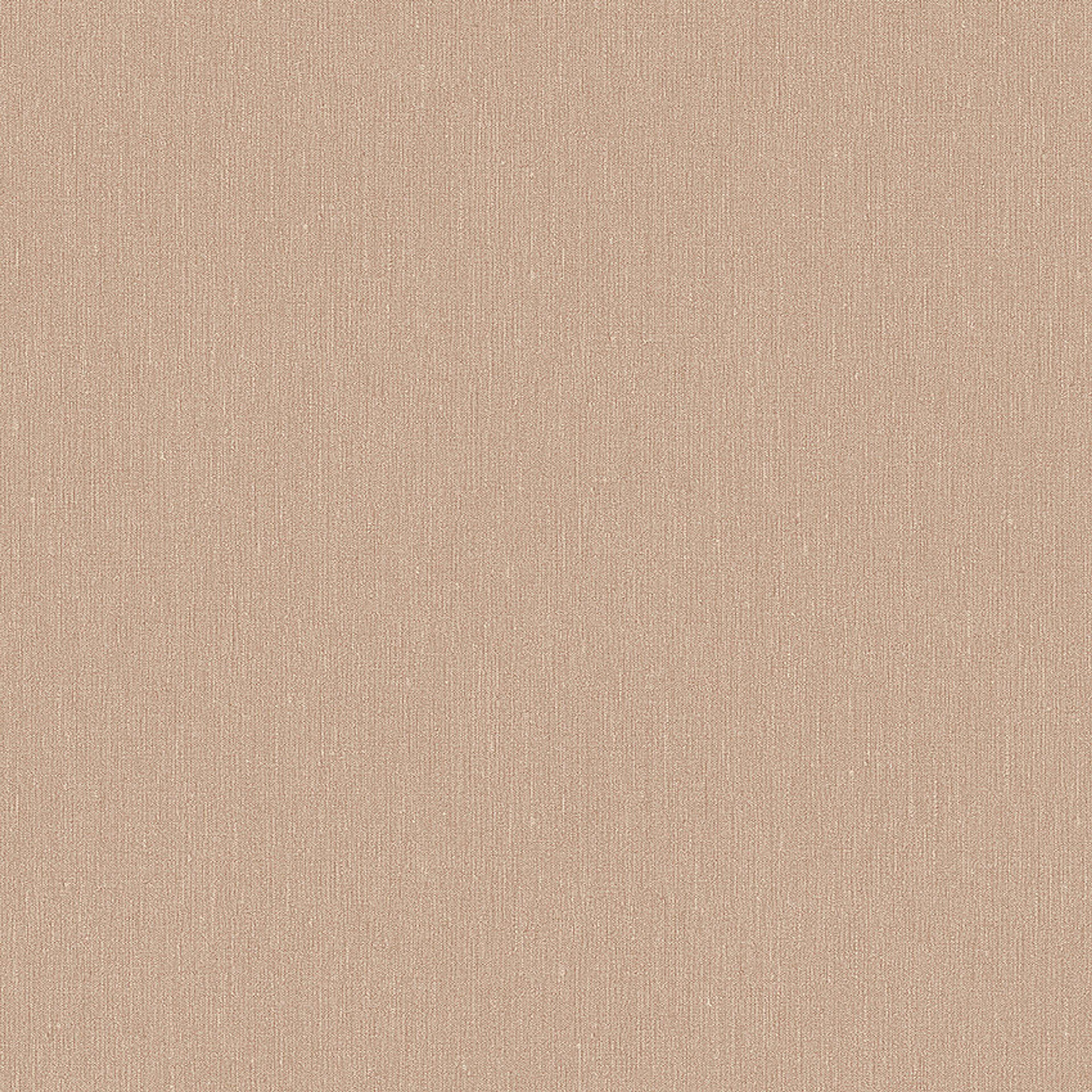 Terracotta Linen tapet med enfargat, textilimitation mönster i röd. Från kollektionen Linen. Nonwoven-material. Passar i vardagsrum och matsal.