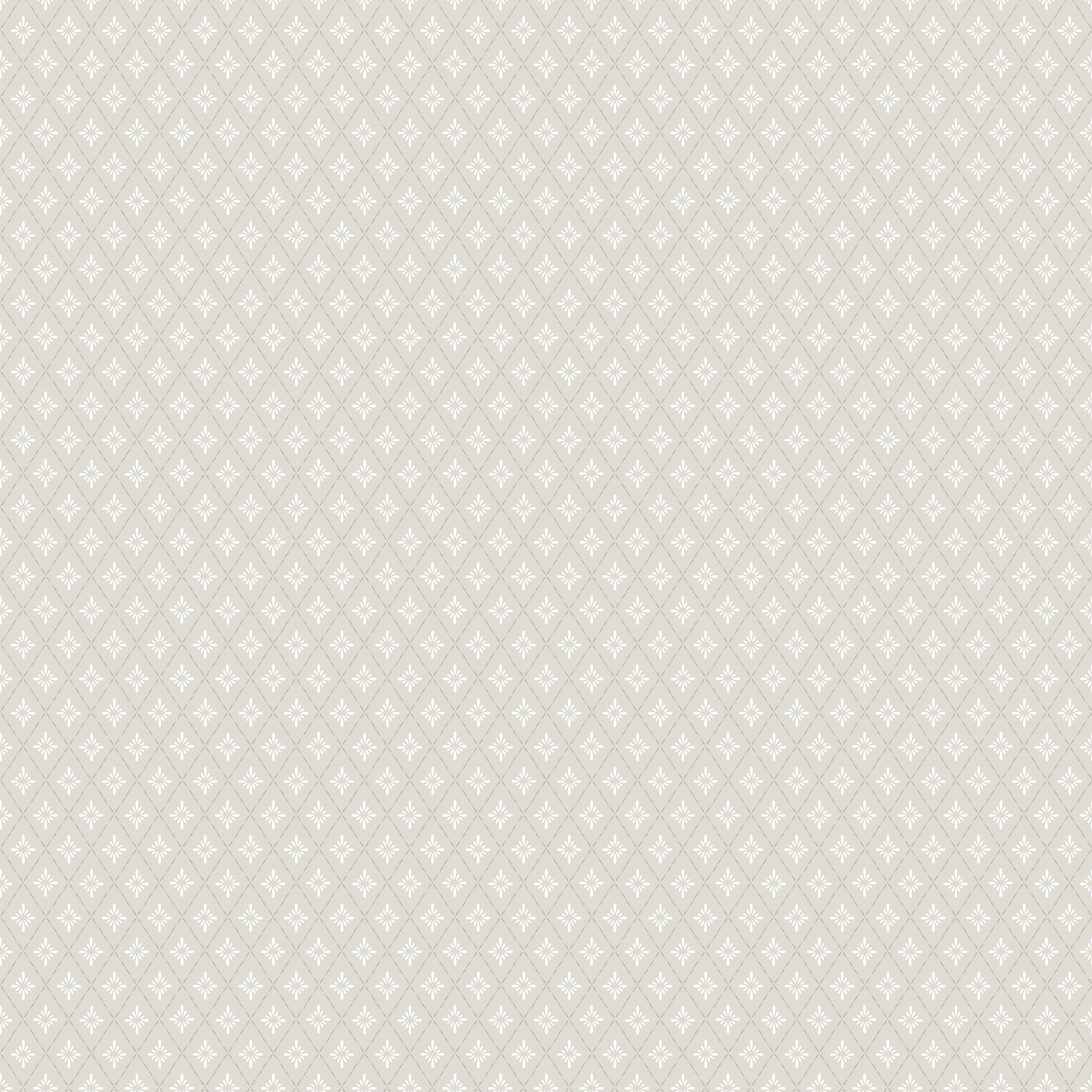Lillstjärna, beige tapet med rutigt mönster i beige. Från kollektionen Blommor & Blad. Nonwoven-material med rak passning. City-stil.