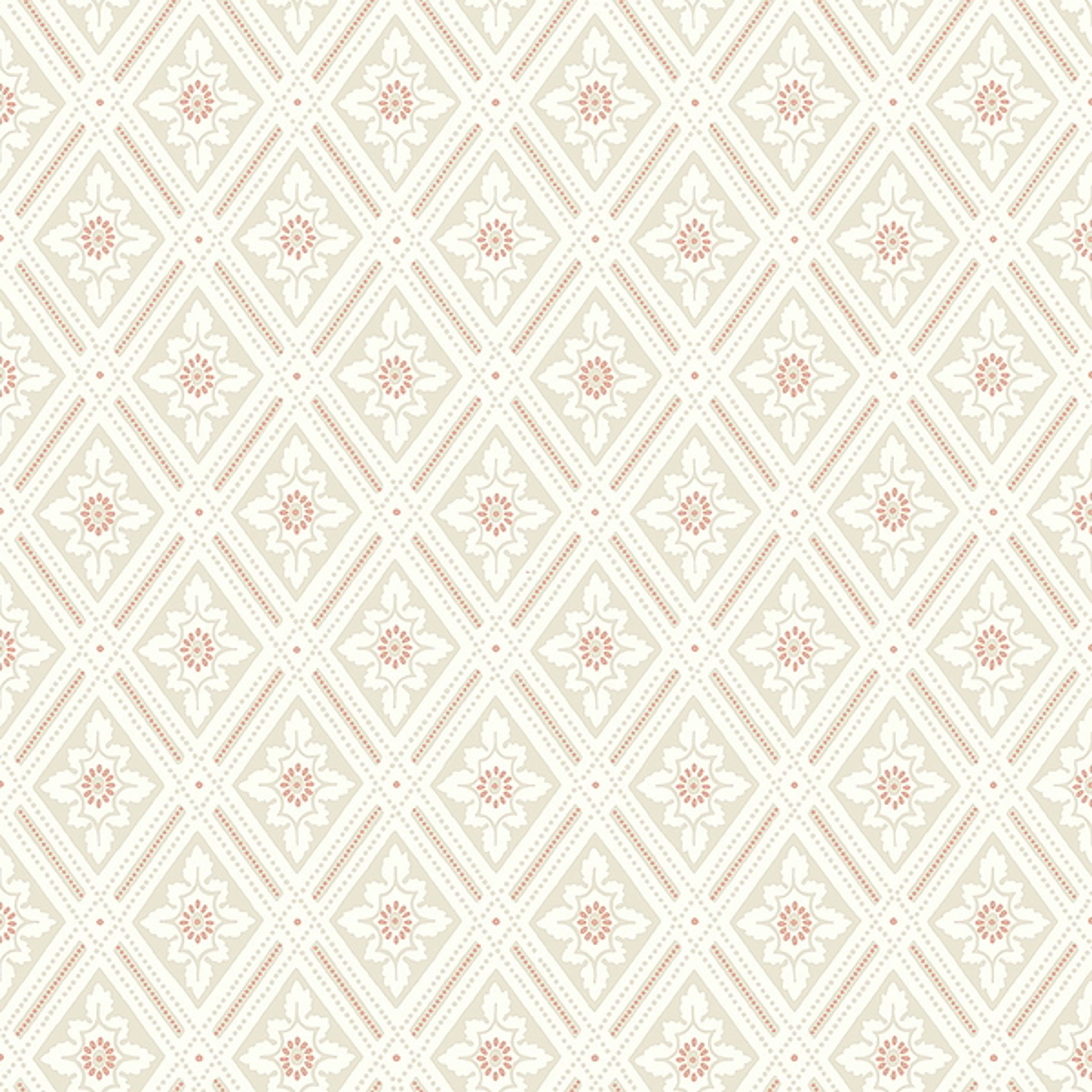 Ester mönsterbild trellis, beige tapet från Boråstapeter med rutigt, geometriskt, trellis mönster i beige. Från kollektionen Falsterbo III. Nonwoven-material med rak passning.