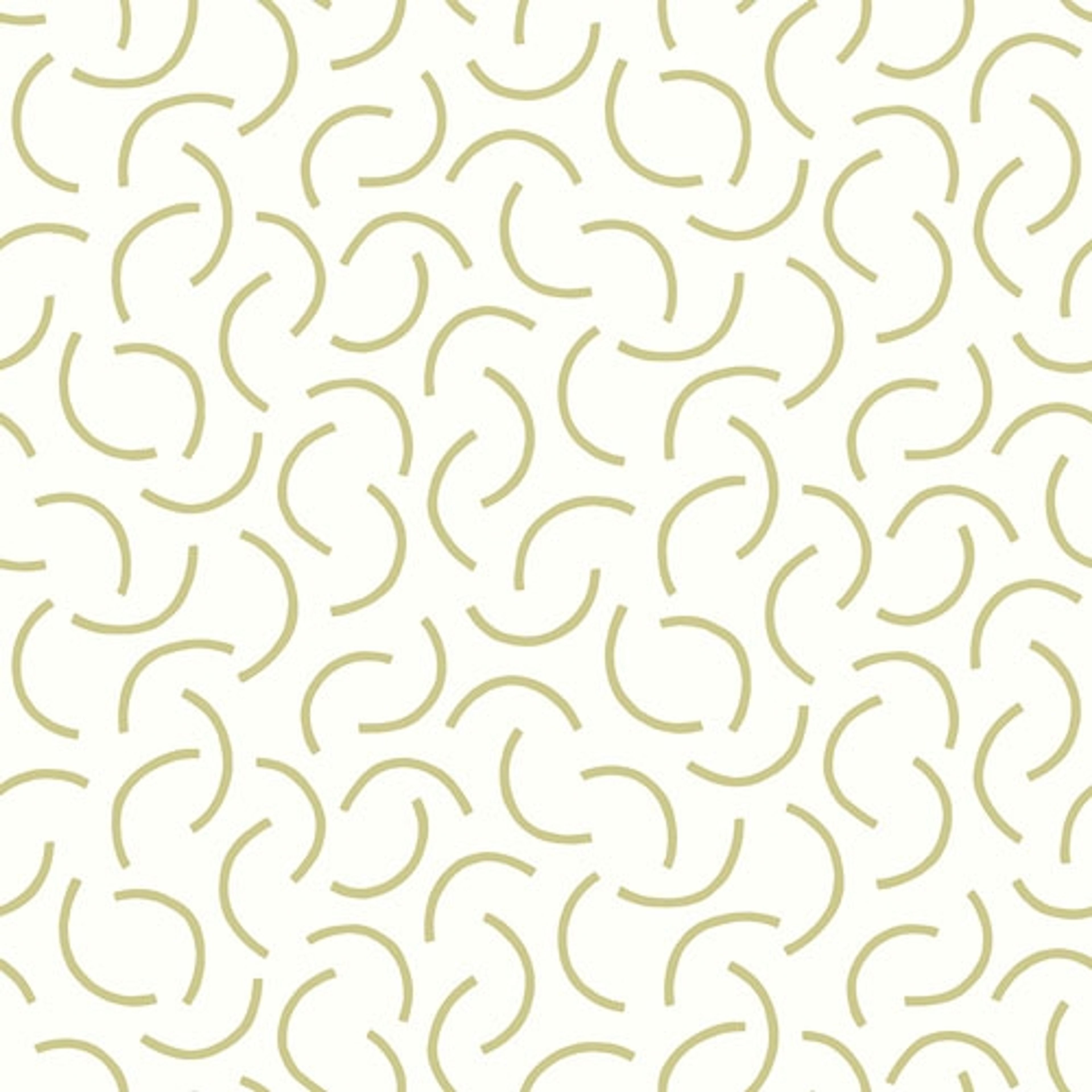 Tarn Shimmer tapet från Midbec med geometriskt, retro mönster i vit och guld. Från kollektionen Kinfolk. Nonwoven-material med förskjuten passning.