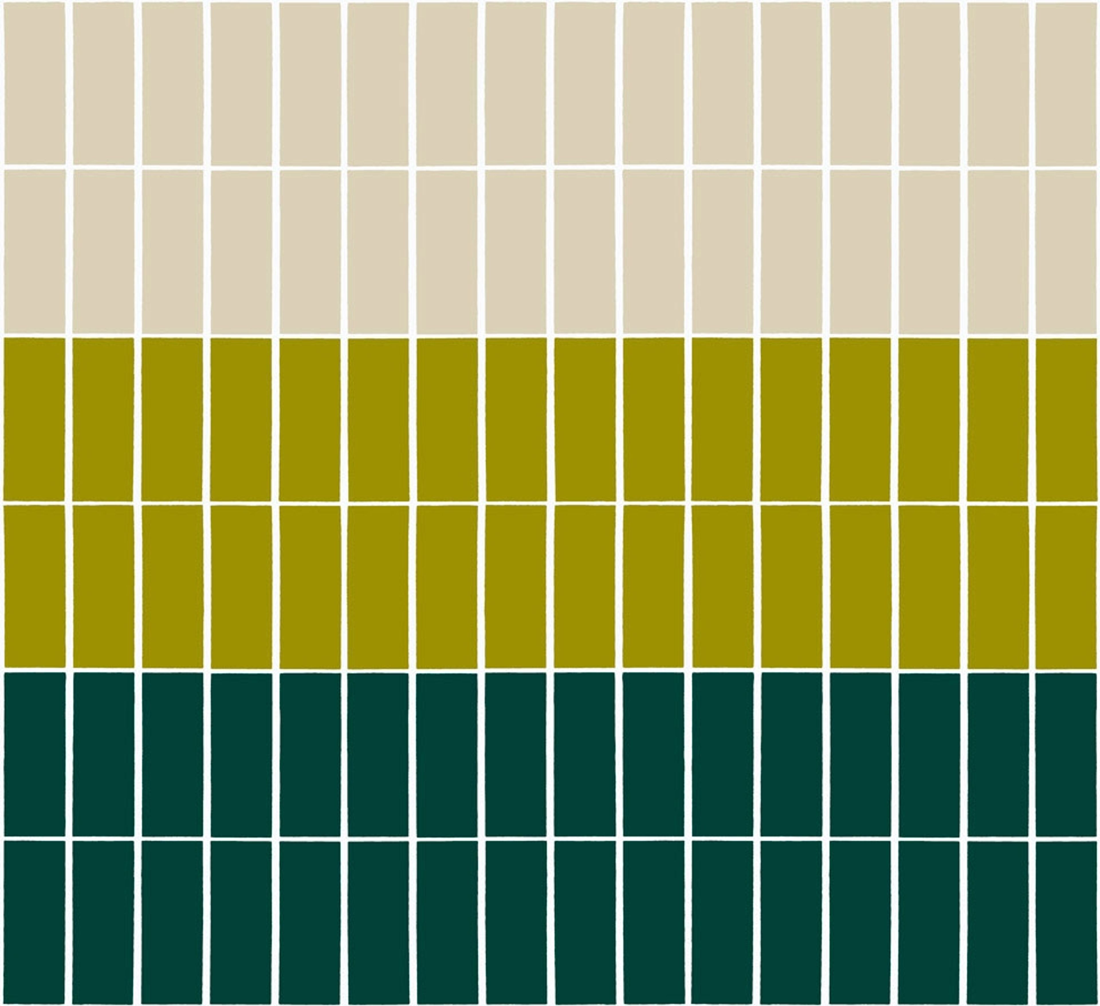 Tilliskivi tapet med rutigt mönster i beige. Från kollektionen Marimekko 6. Nonwoven-material med rak passning.