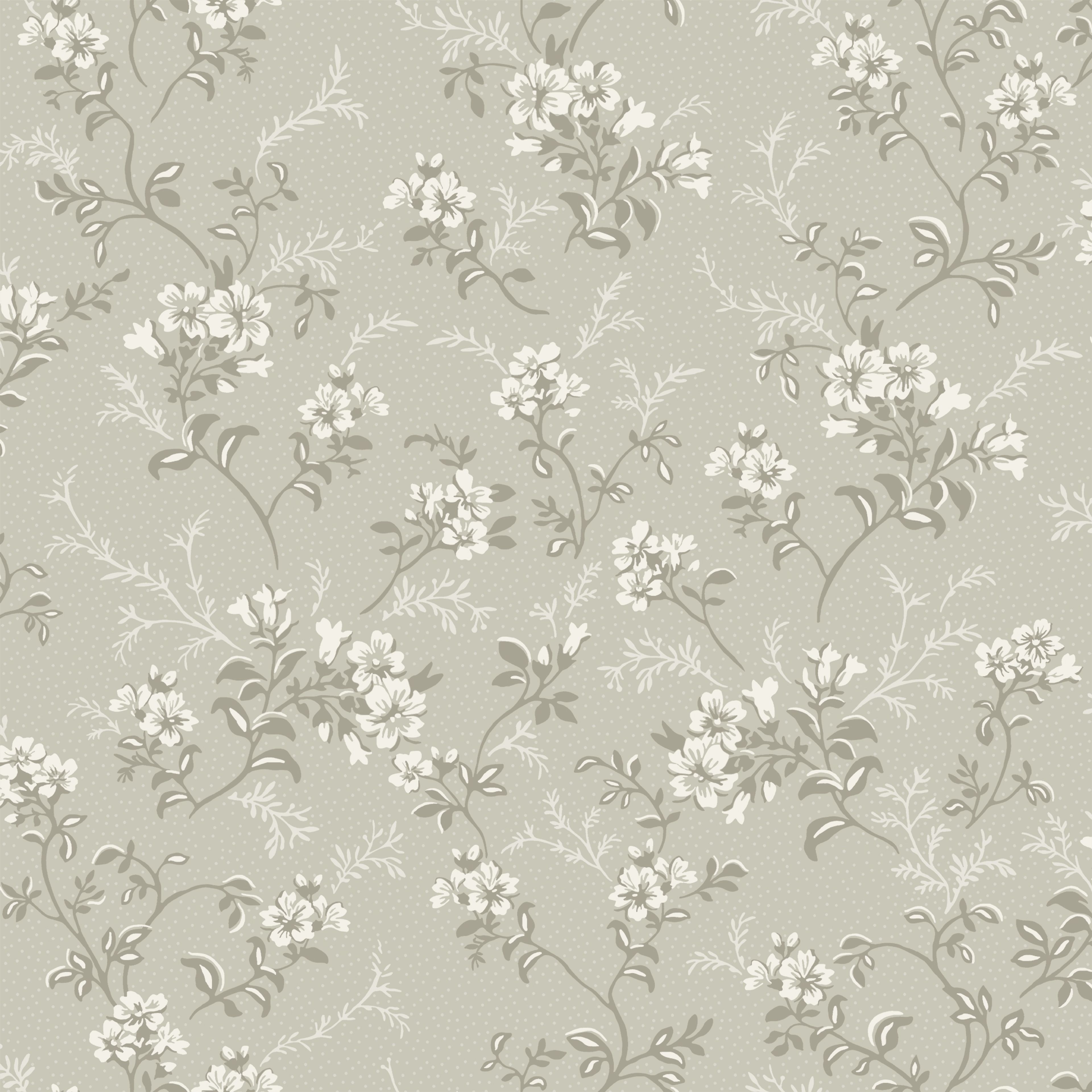 Sonja Beige tapet med blommigt mönster i beige. Från kollektionen Flora. Nonwoven-material med förskjuten passning.