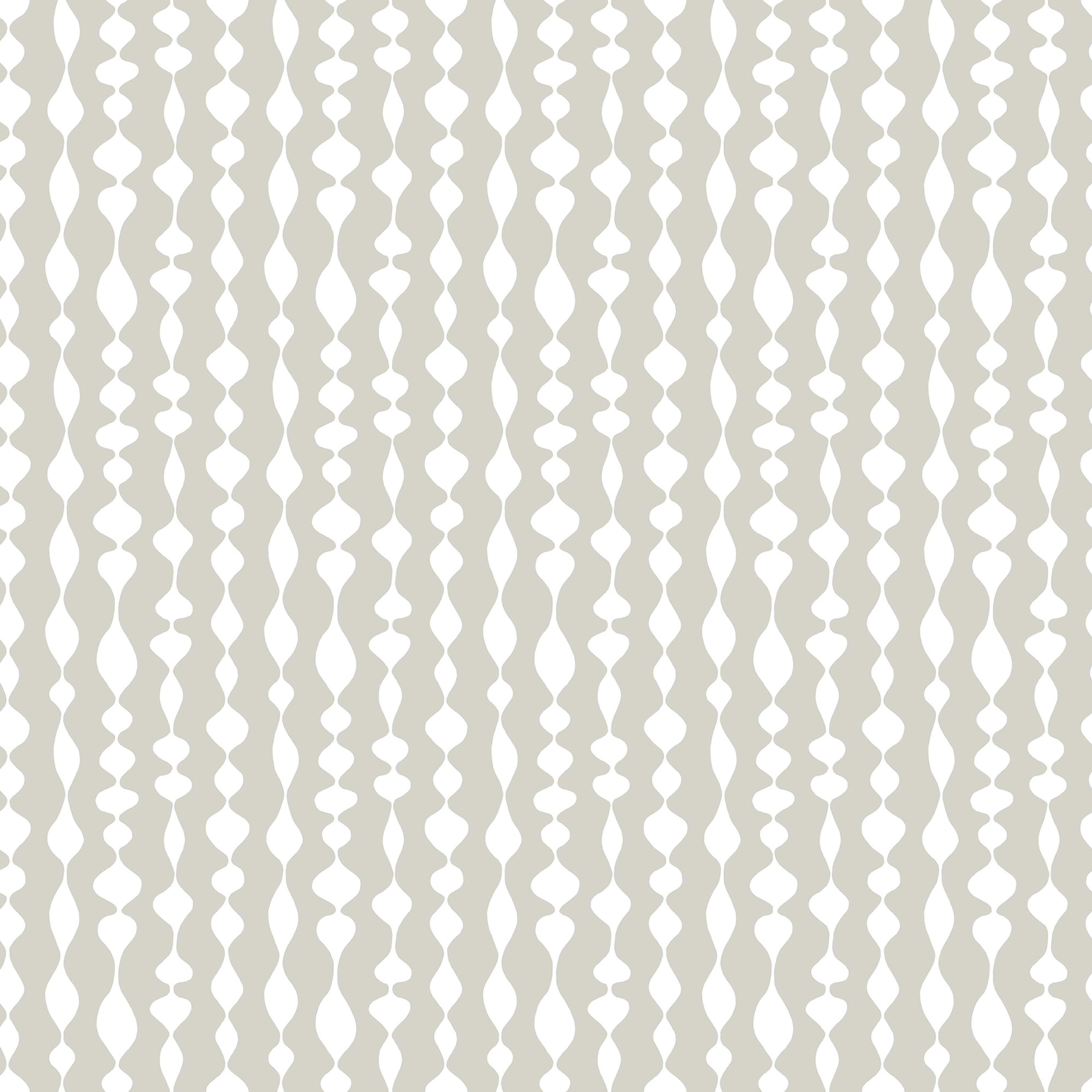 Margaret Rose grå tapet med grafiskt mönster i grå. Från kollektionen Gammalsvenska klassiker 1850–1950. Nonwoven-material med rak passning.