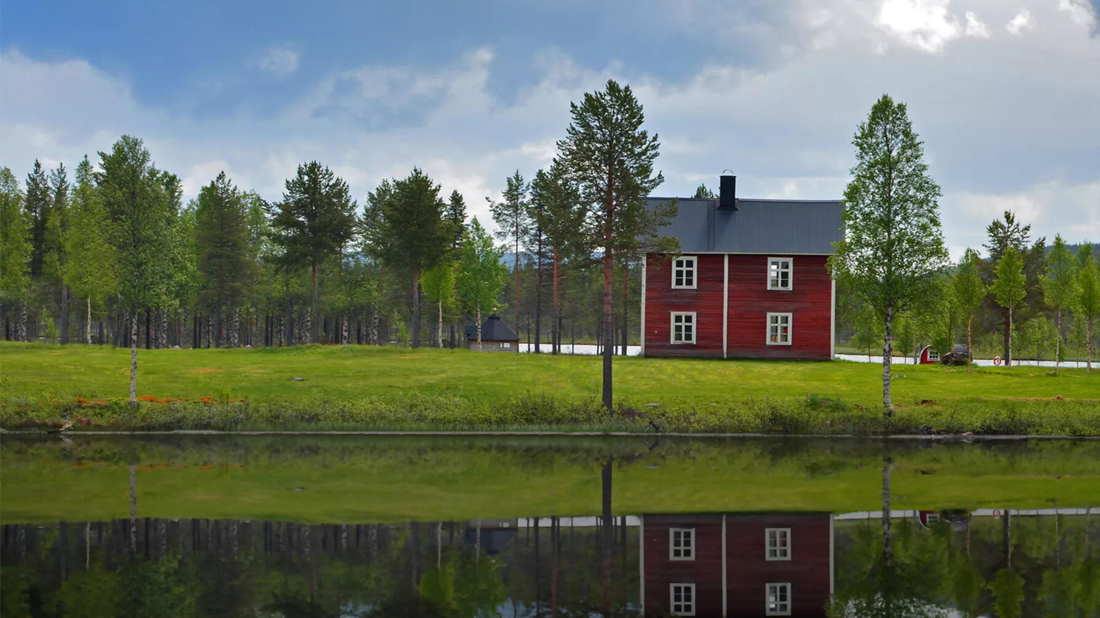 Falu Rödfärg dalarna banner colorama