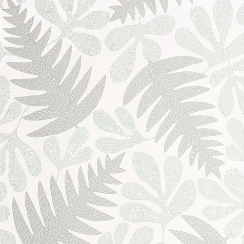 Deep Sea Fauna tapet från Midbec med botaniskt mönster i grå. Från kollektionen Pioneer. Nonwoven-material med förskjuten passning.