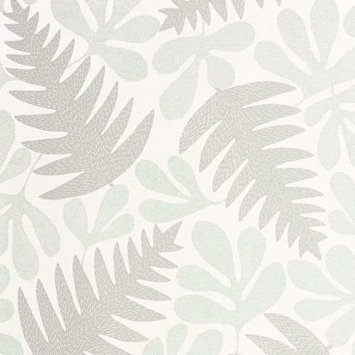 Deep Sea Fauna tapet från Midbec med botaniskt mönster i grå. Från kollektionen Pioneer. Nonwoven-material med förskjuten passning.