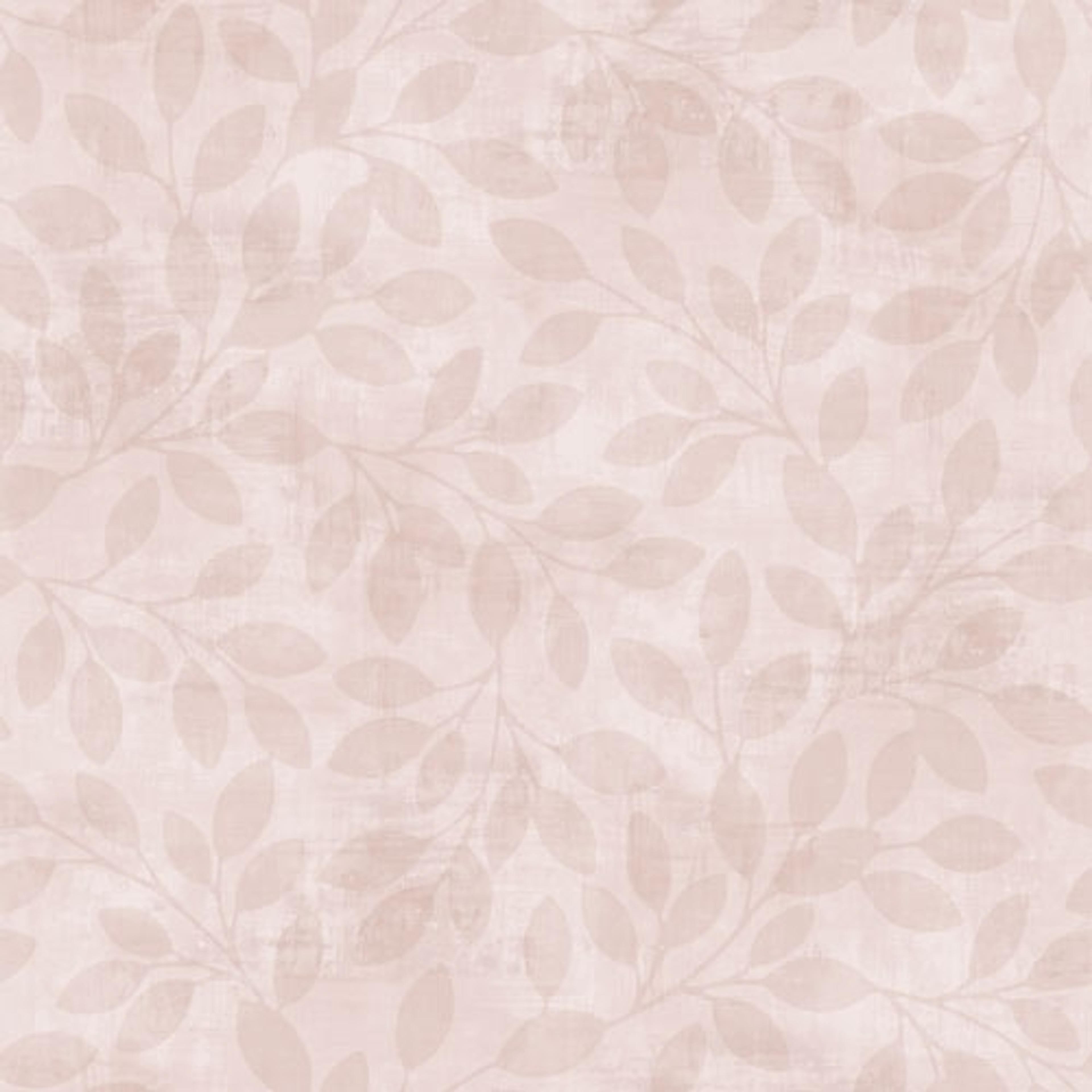 Solitär blad, rosa tapet från Midbec med botaniskt mönster i rosa. Från kollektionen Solitär. Nonwoven-material med förskjuten passning. Passar i vardagsrum, sovrum och matsal.