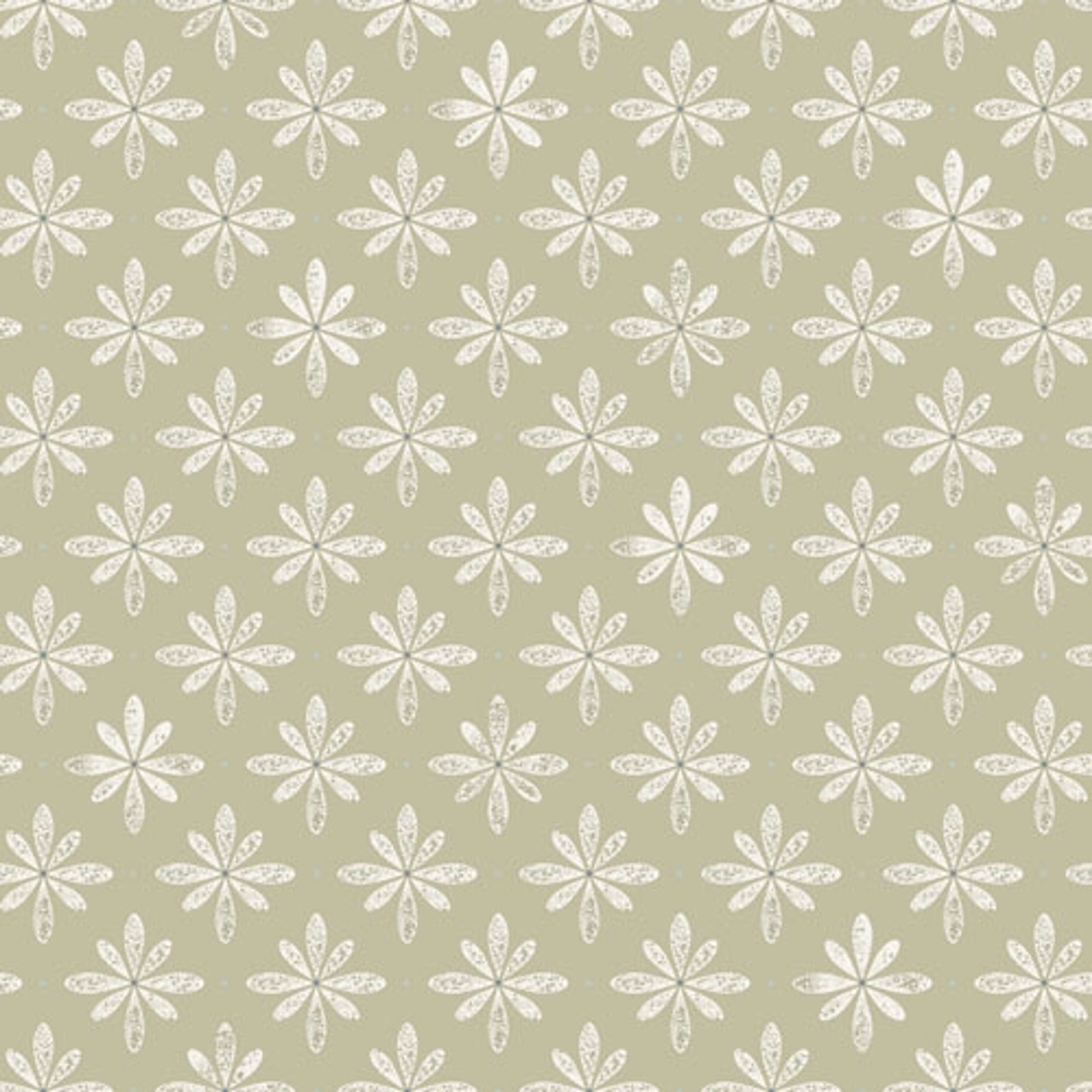 Flora tapet från Midbec med blommigt mönster i beige. Från kollektionen Havsblick. Nonwoven-material med rak passning.