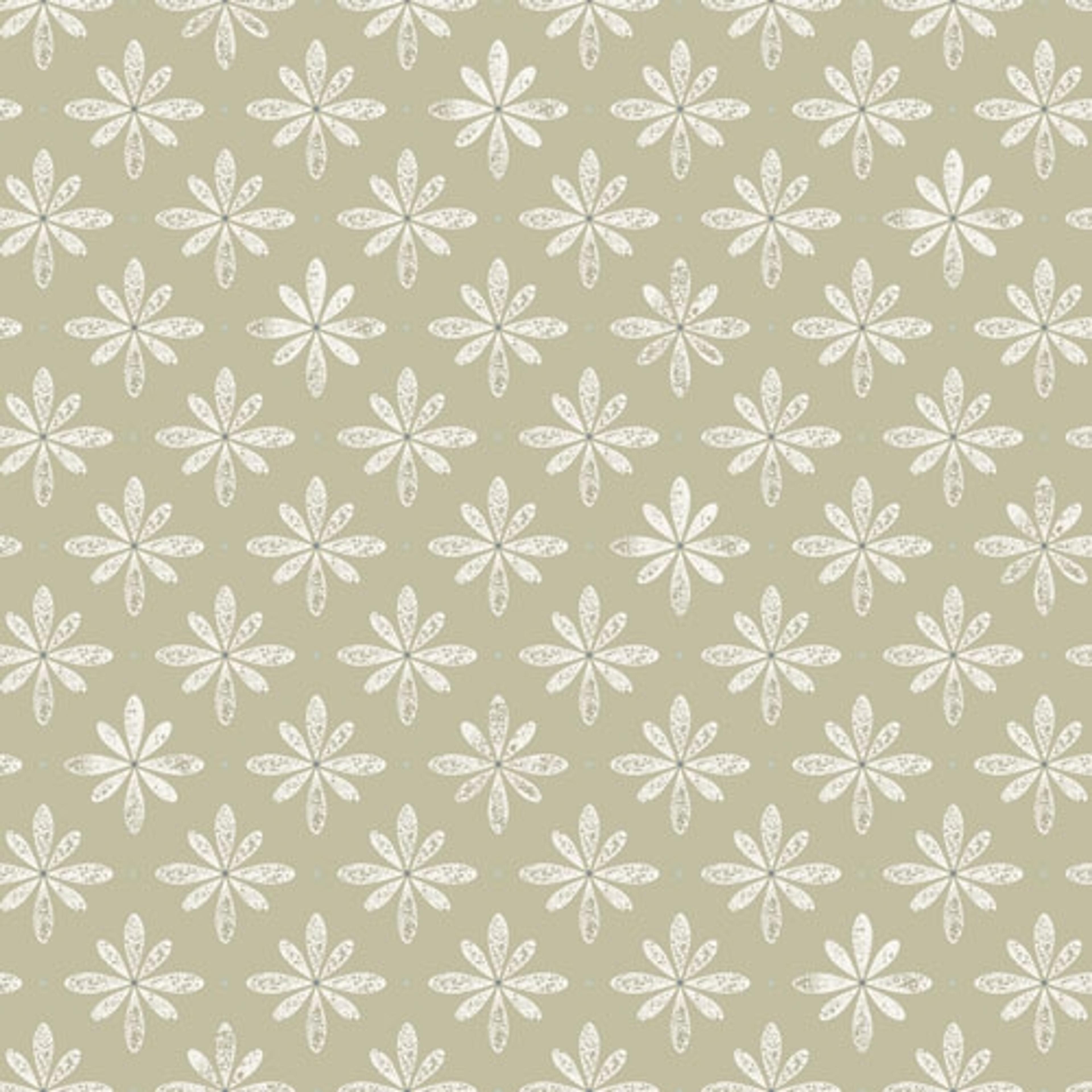 Flora tapet från Midbec med blommigt mönster i beige. Från kollektionen Havsblick. Nonwoven-material med rak passning.